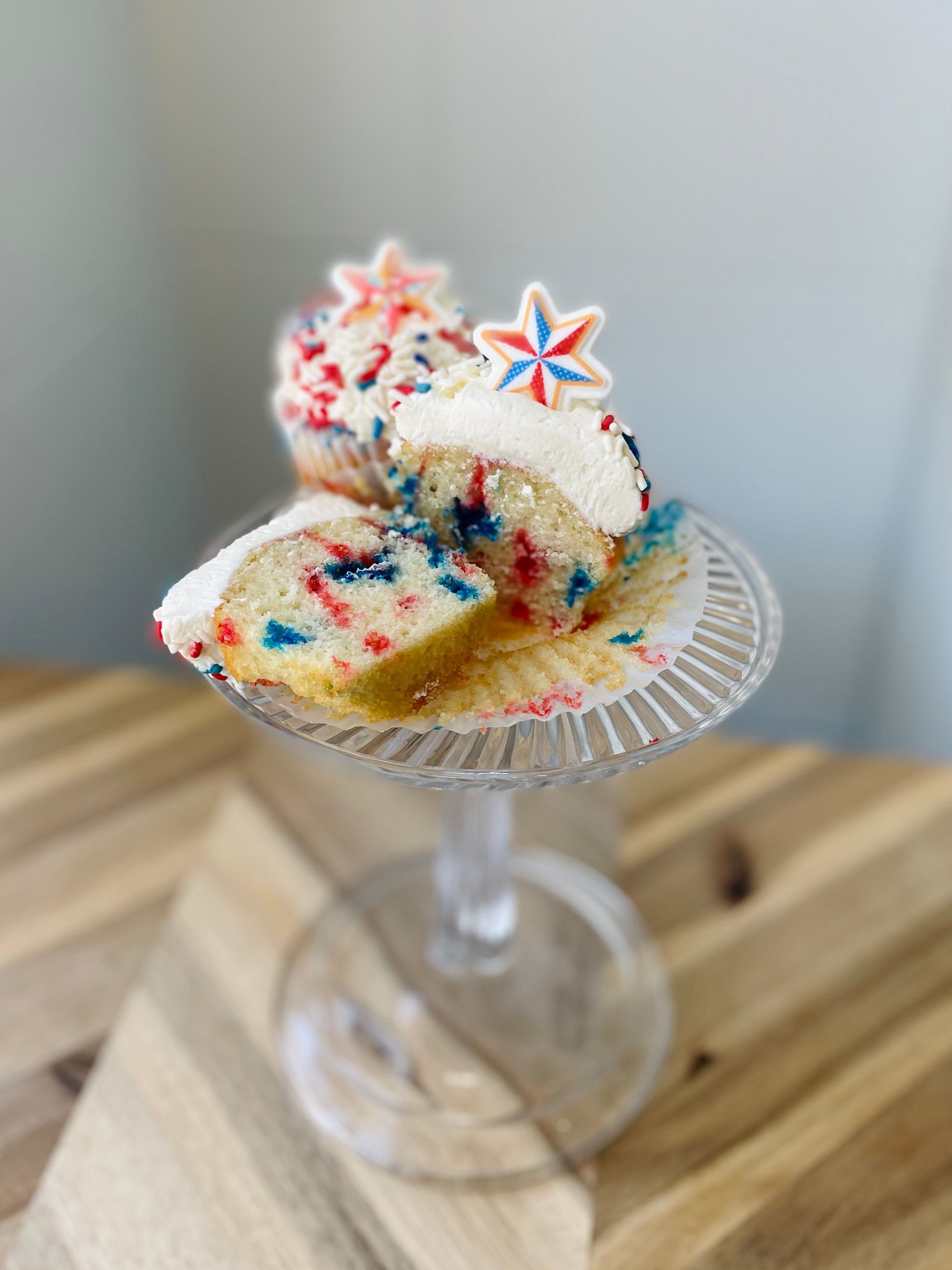 Firecracker Confetti Cupcake