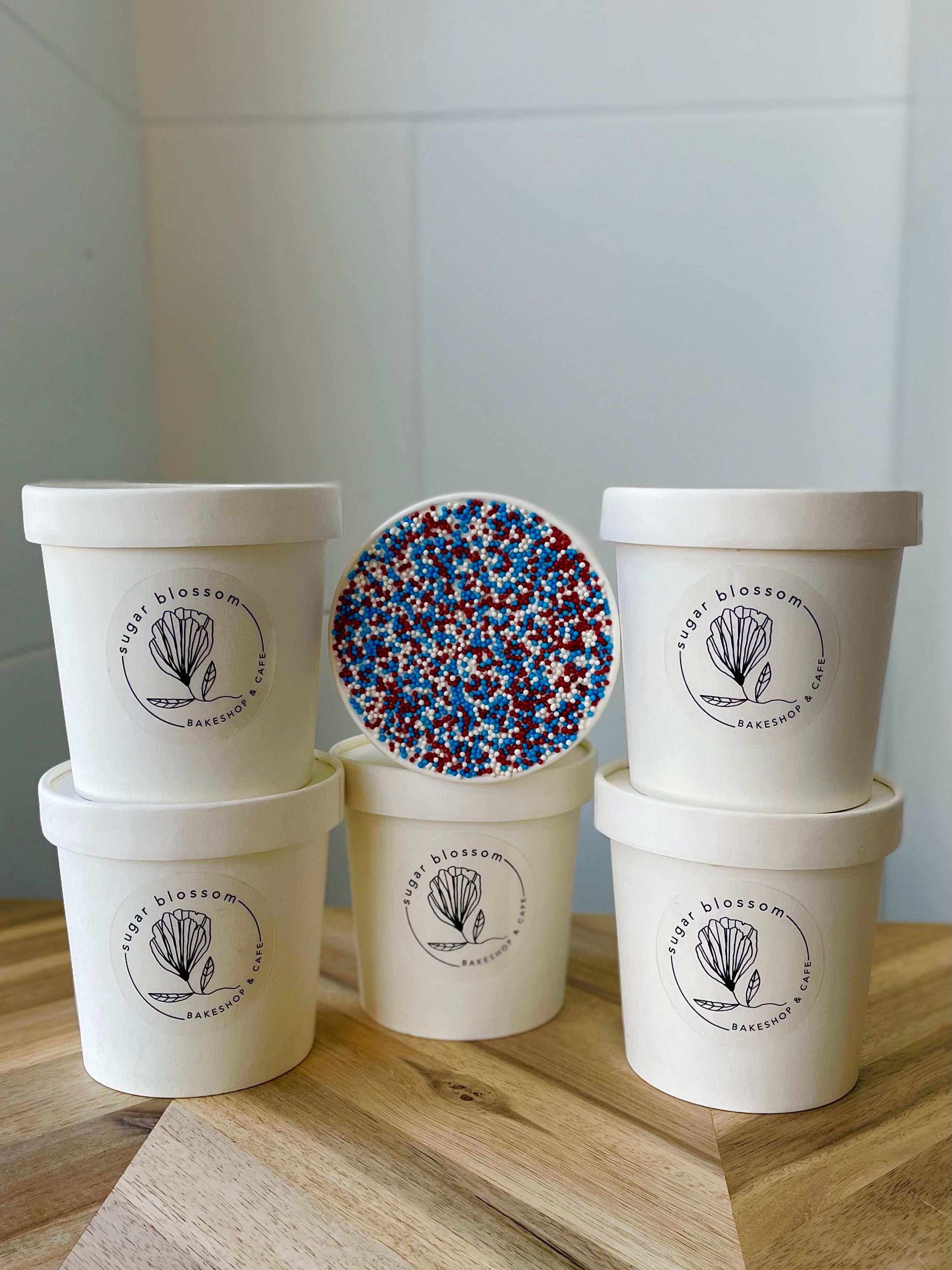 Americana Sprinkle Cake Cup