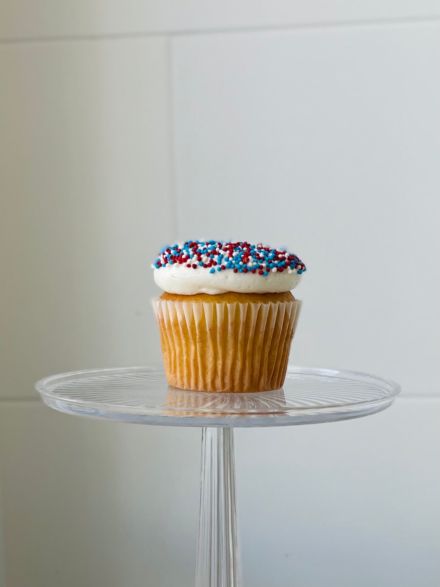 Americana Dot Cupcake