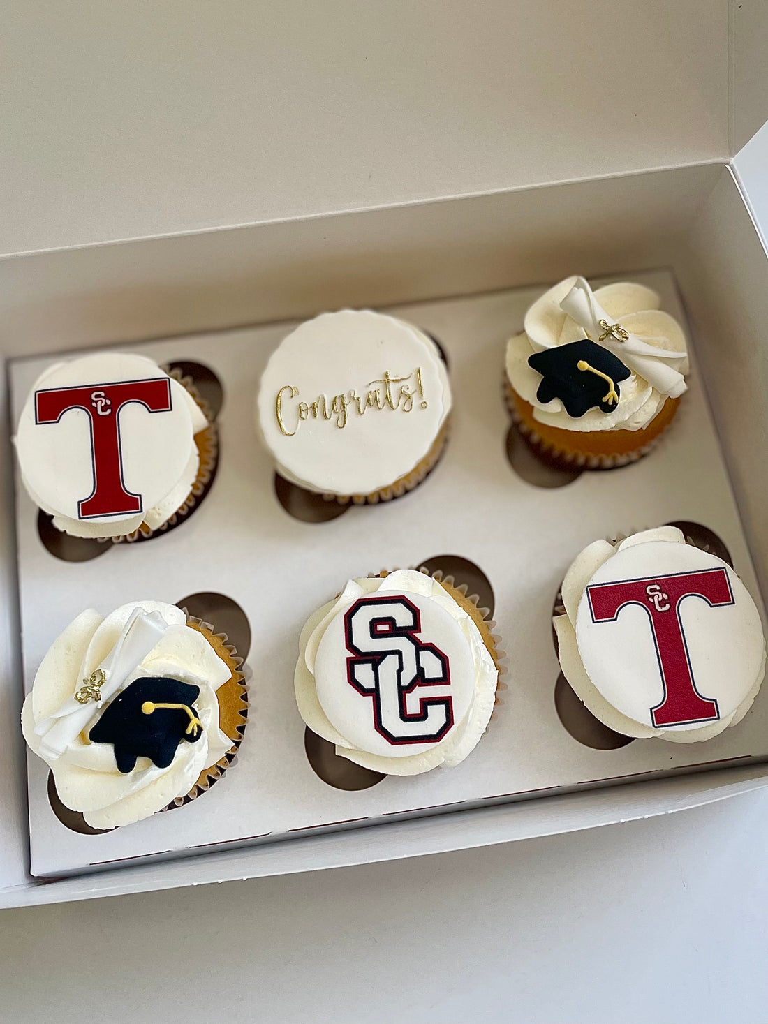Graduation Cupcake Box