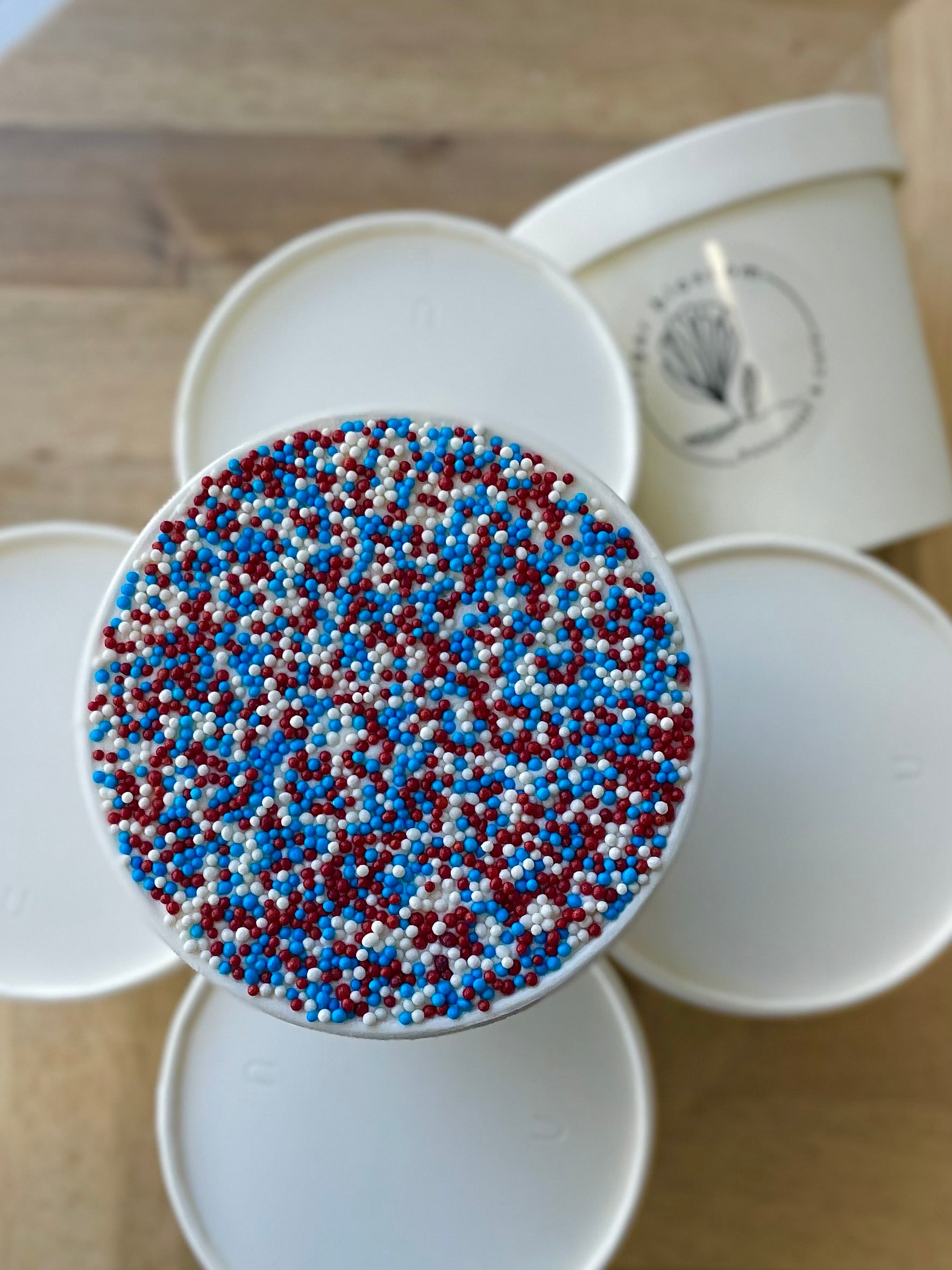 Americana Sprinkle Cake Cup