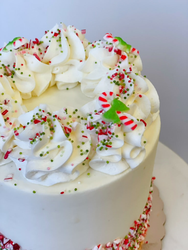 Pink Peppermint Cake