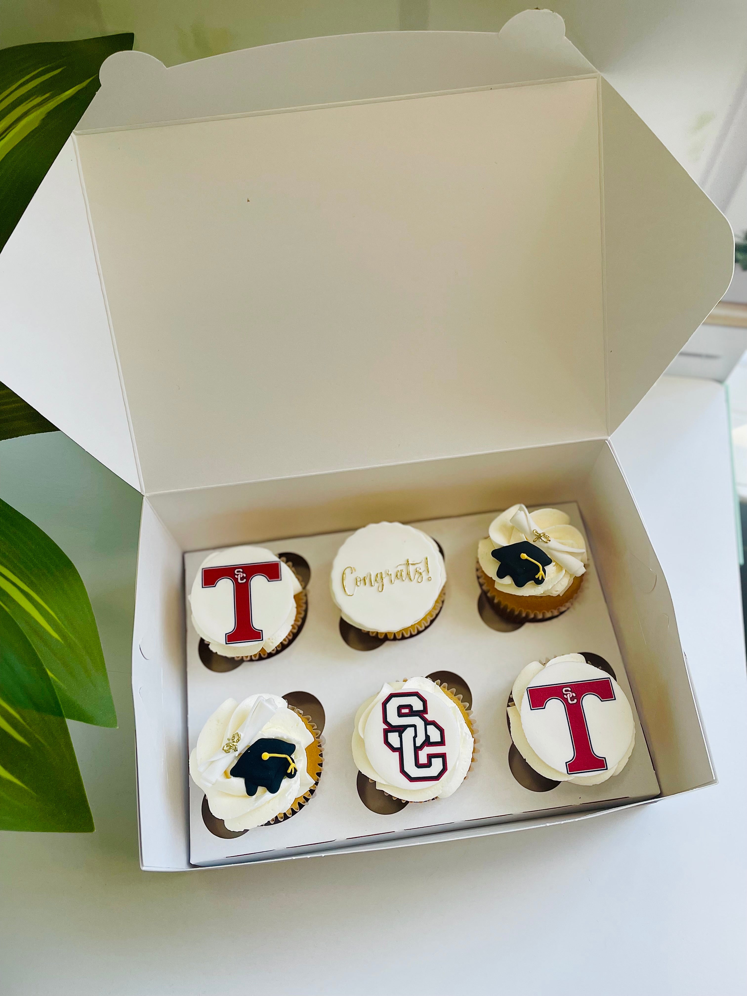 Graduation Cupcake Box