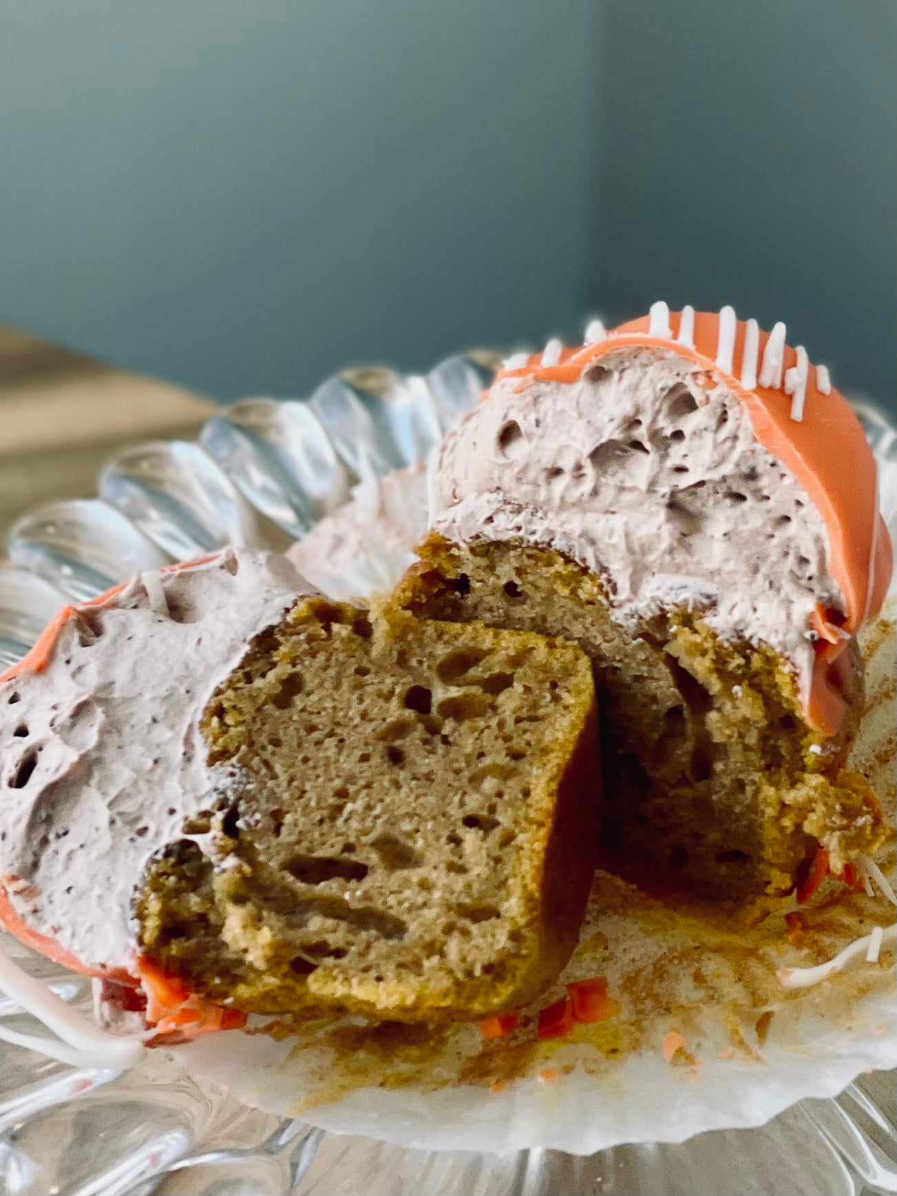 Creamy Pumpkin Latte Cupcake