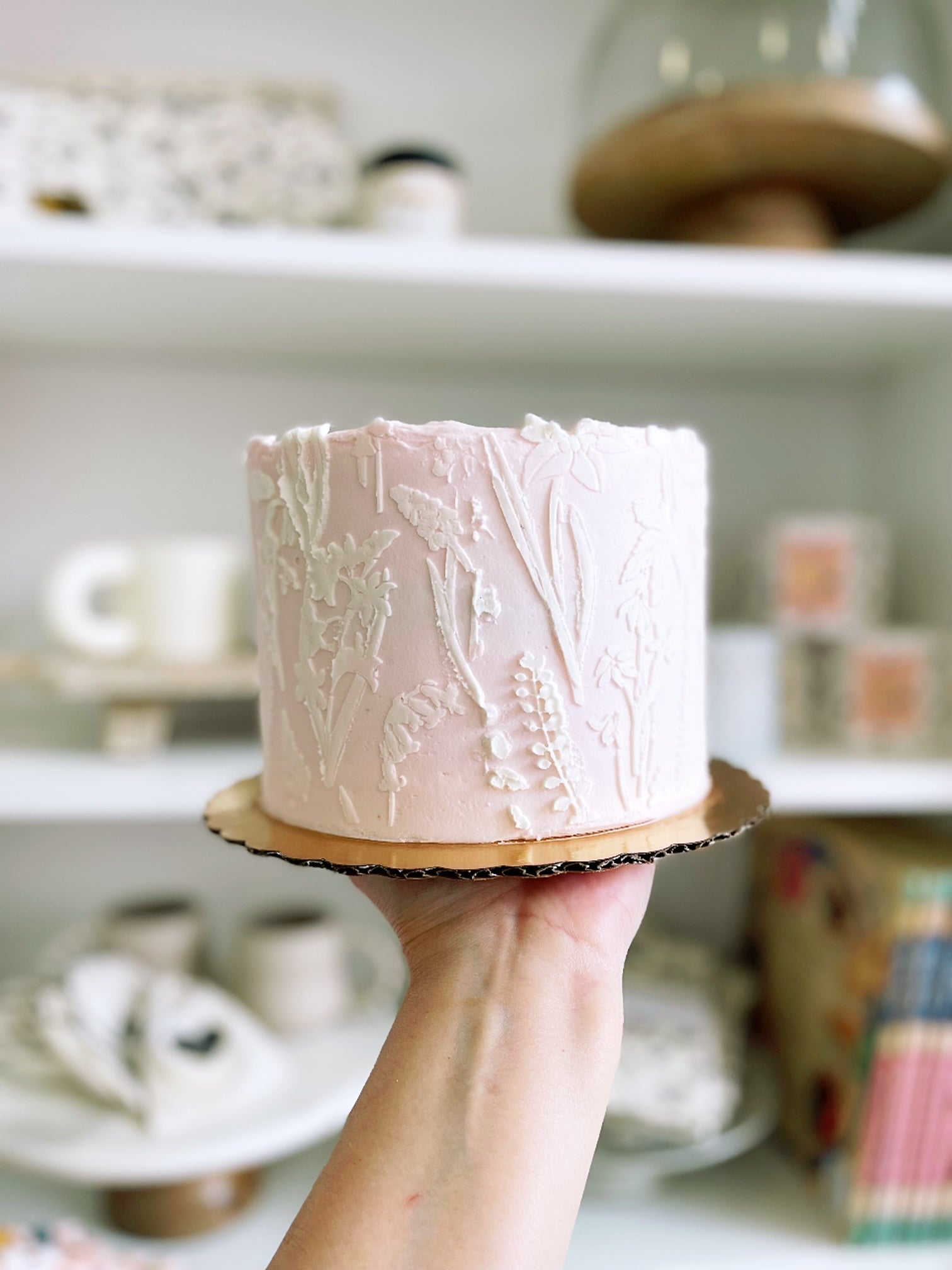 Sunny Florals Lemon Cake