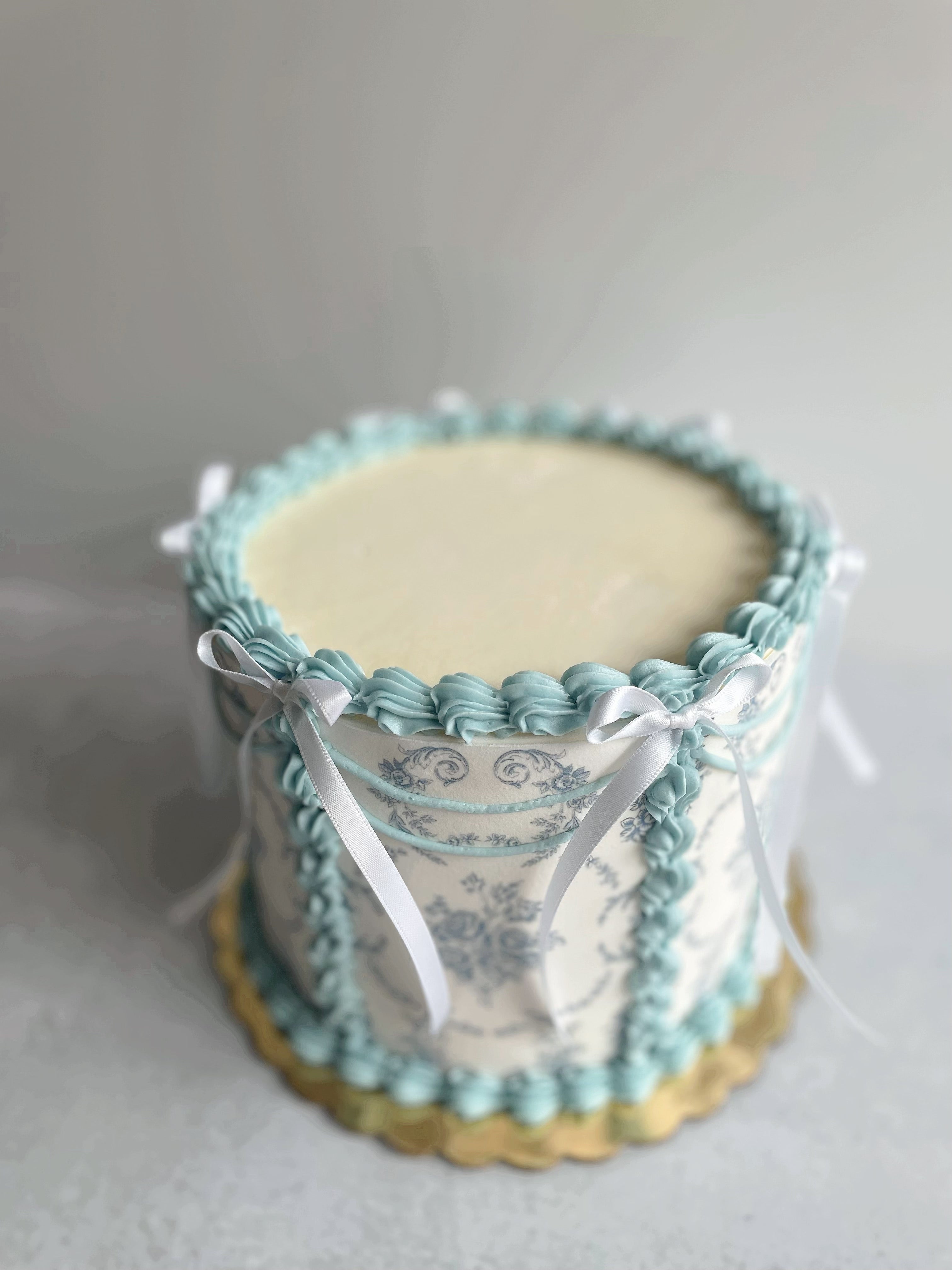 Easter Toile Cake