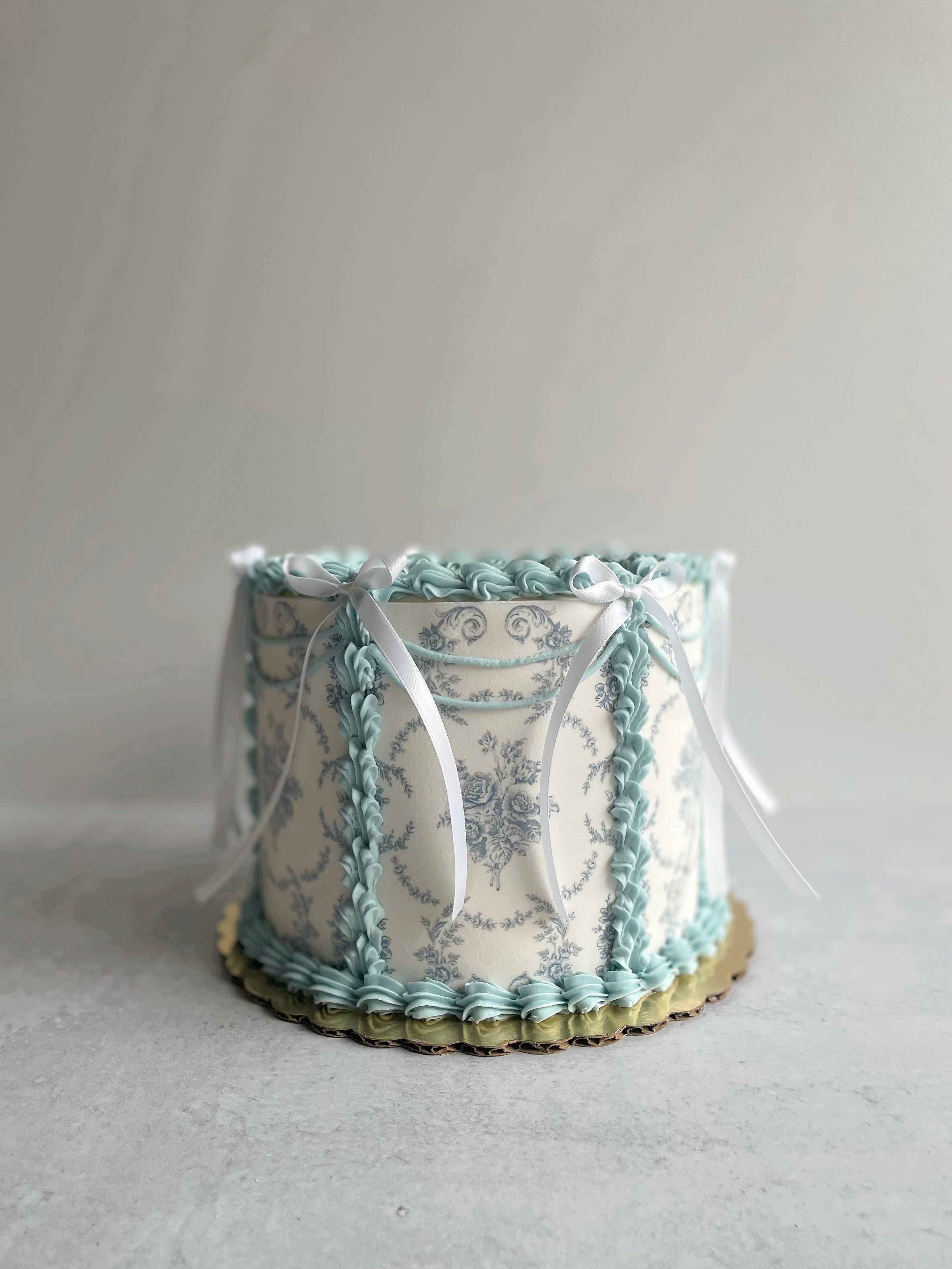 Easter Toile Cake