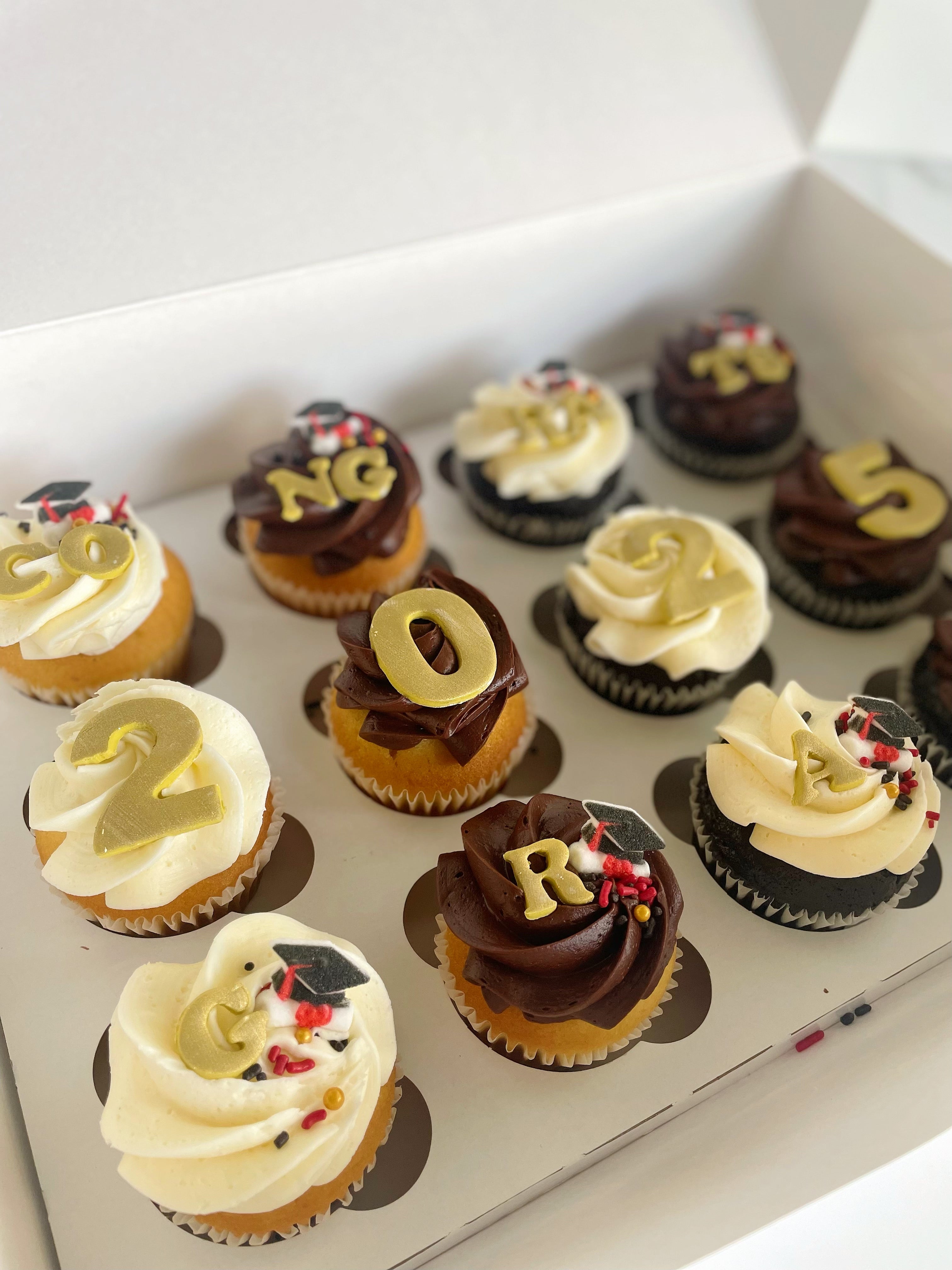 Graduation Cupcake Box