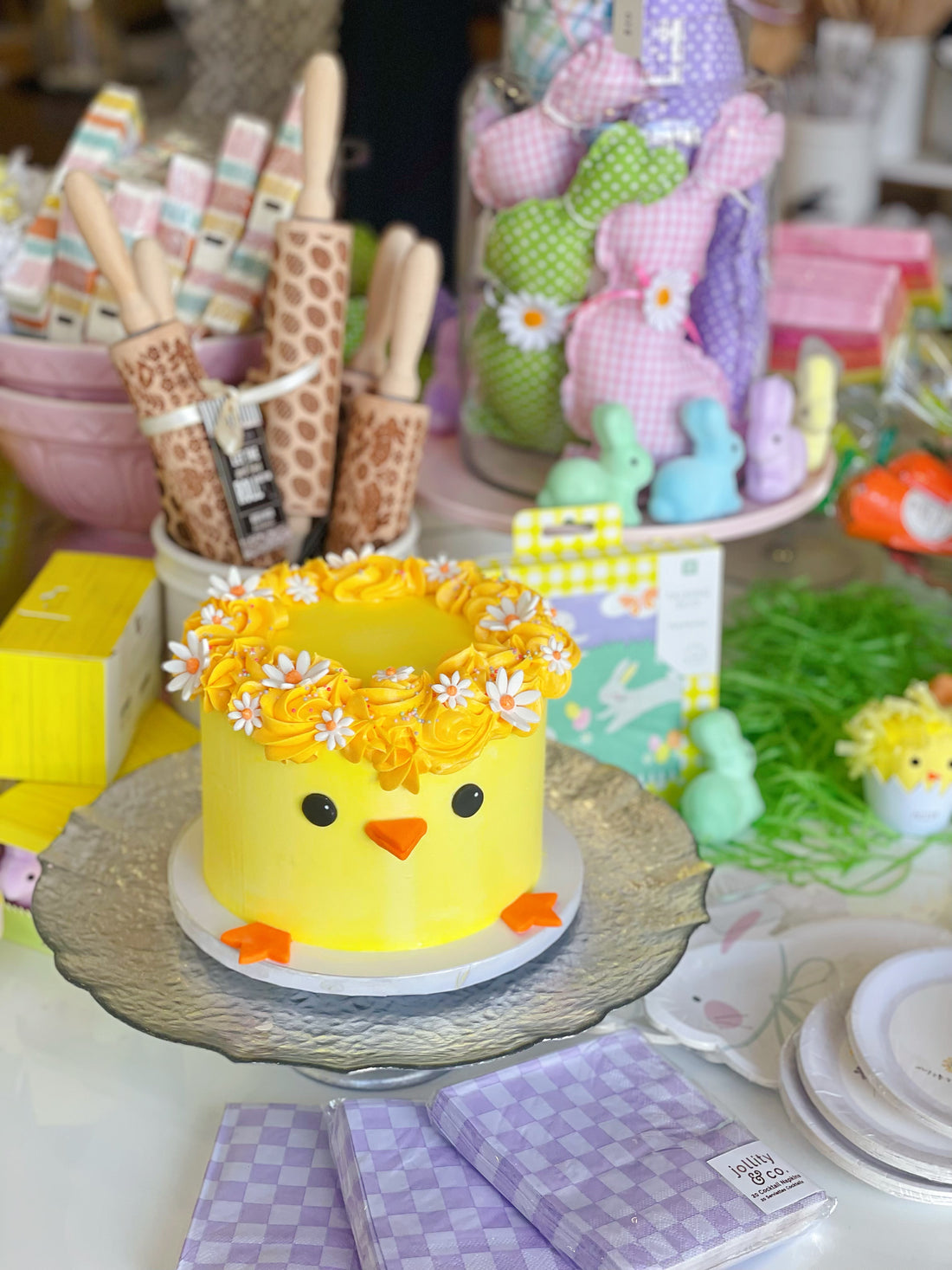 Easter Chick Cake