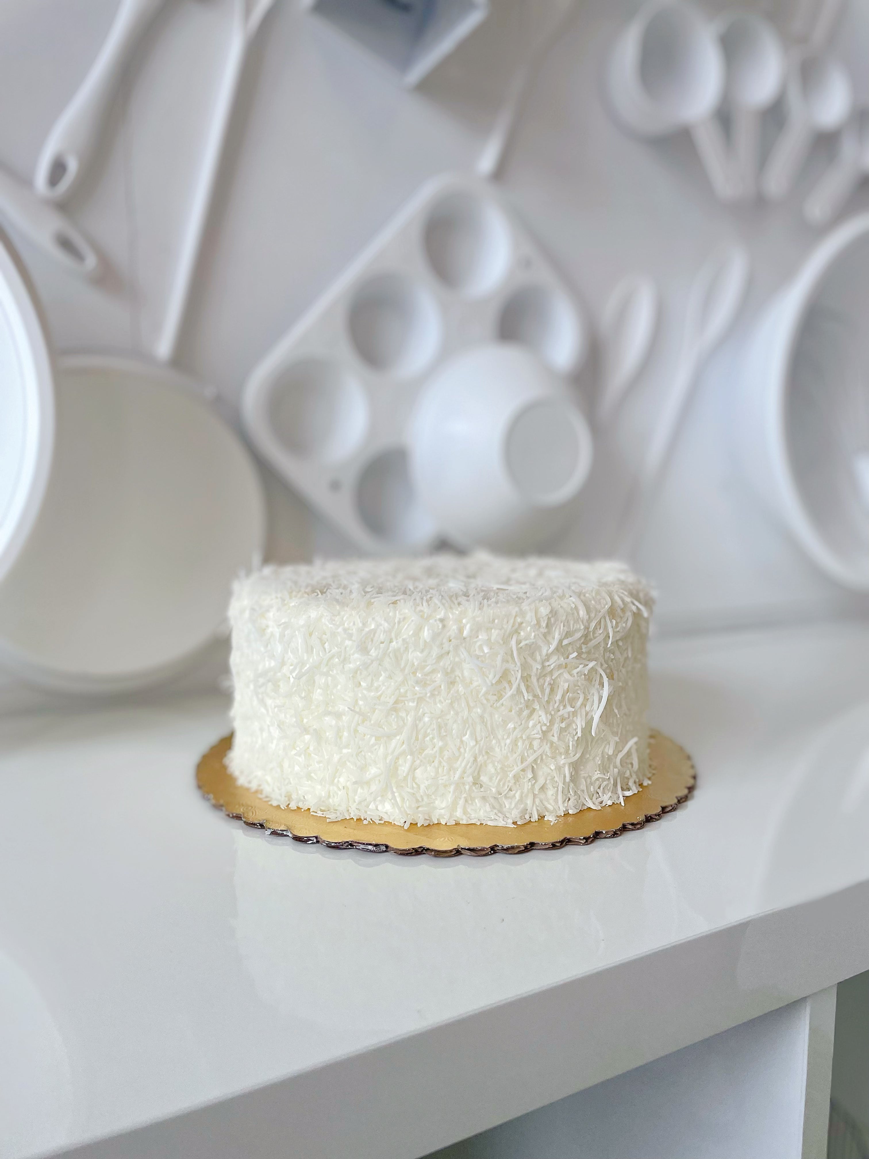 Moist and Fluffy Coconut Cake