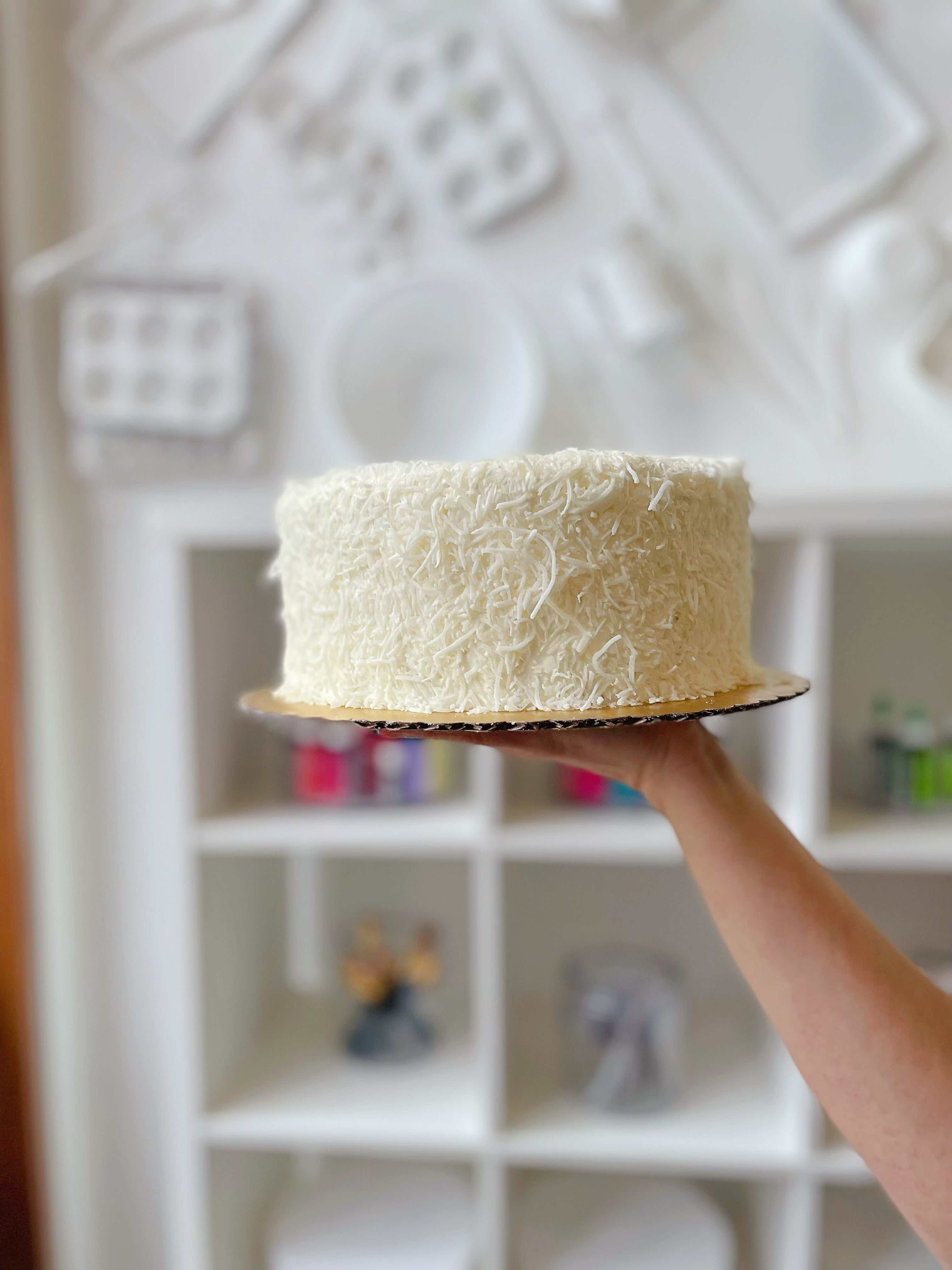 Moist and Fluffy Coconut Cake