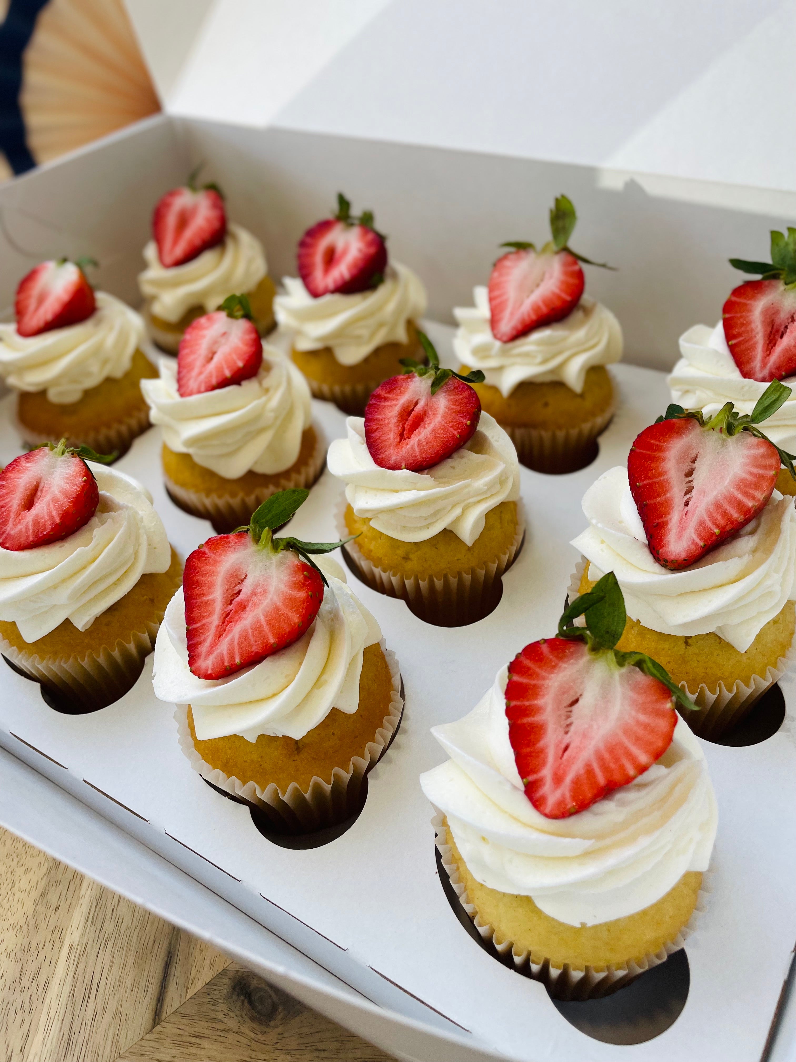 Strawberry Shortcake Cupcakes