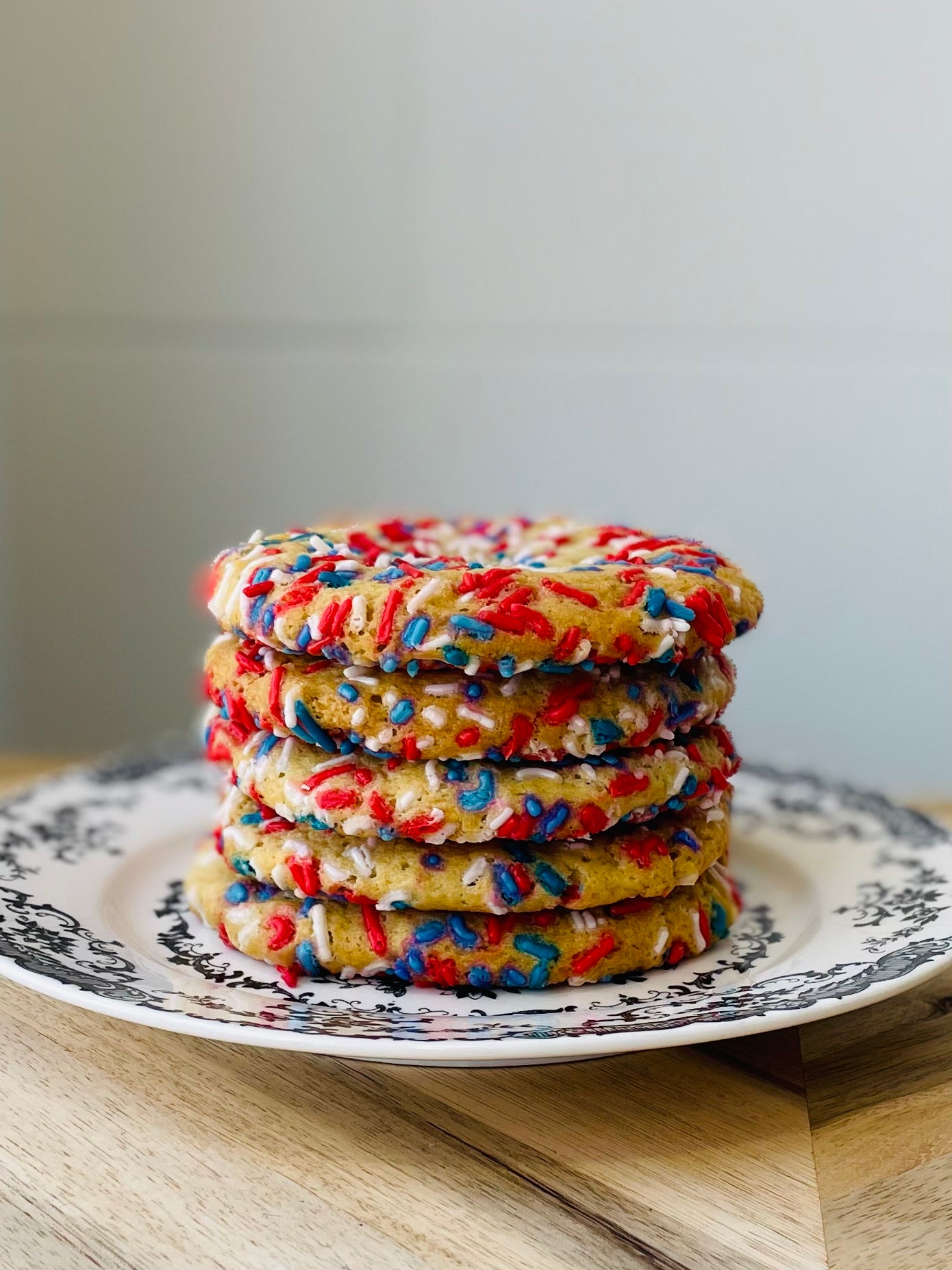 Americana Sprinkle Cookies