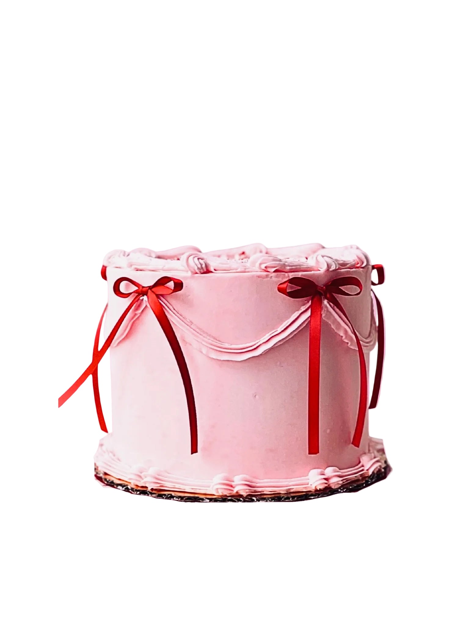 Pink Vintage Bow Cake