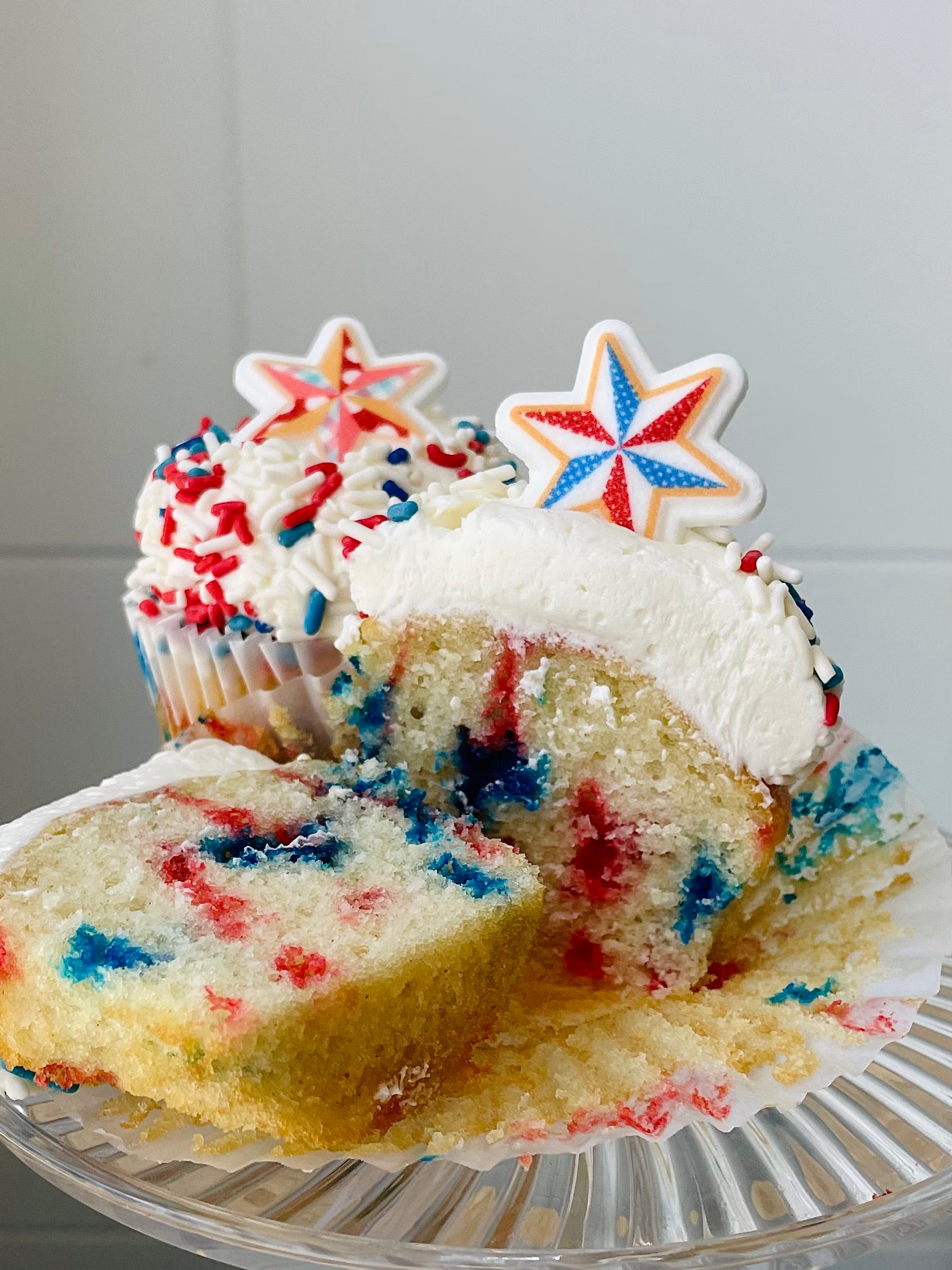 Firecracker Confetti Cupcake