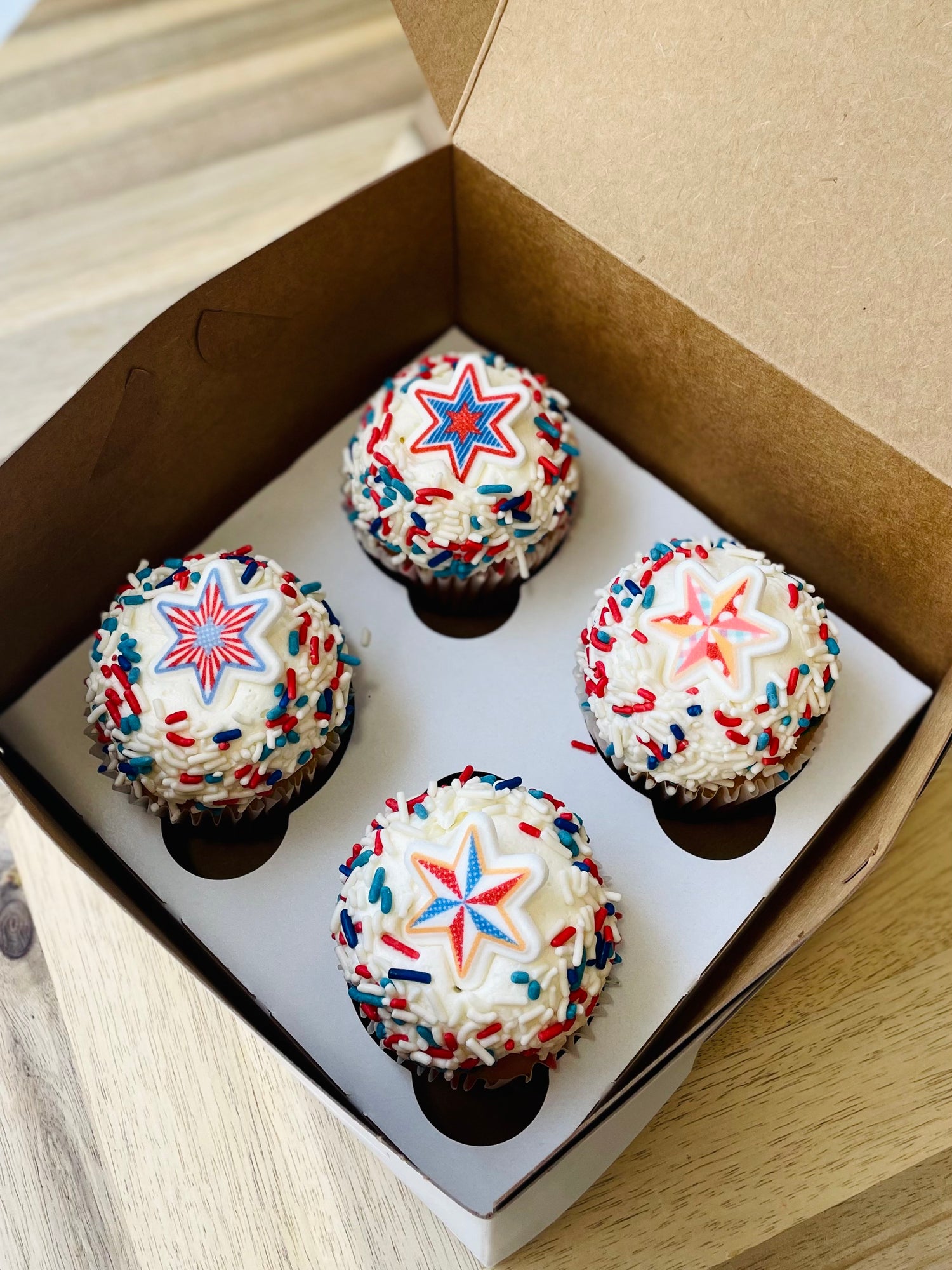 Firecracker Confetti Cupcake
