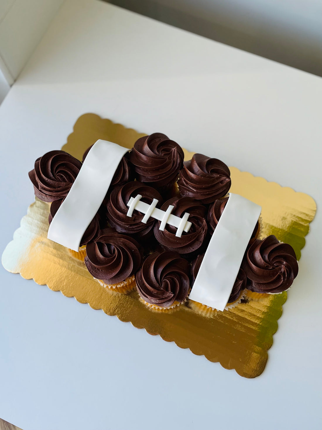 Football Cupcake Board