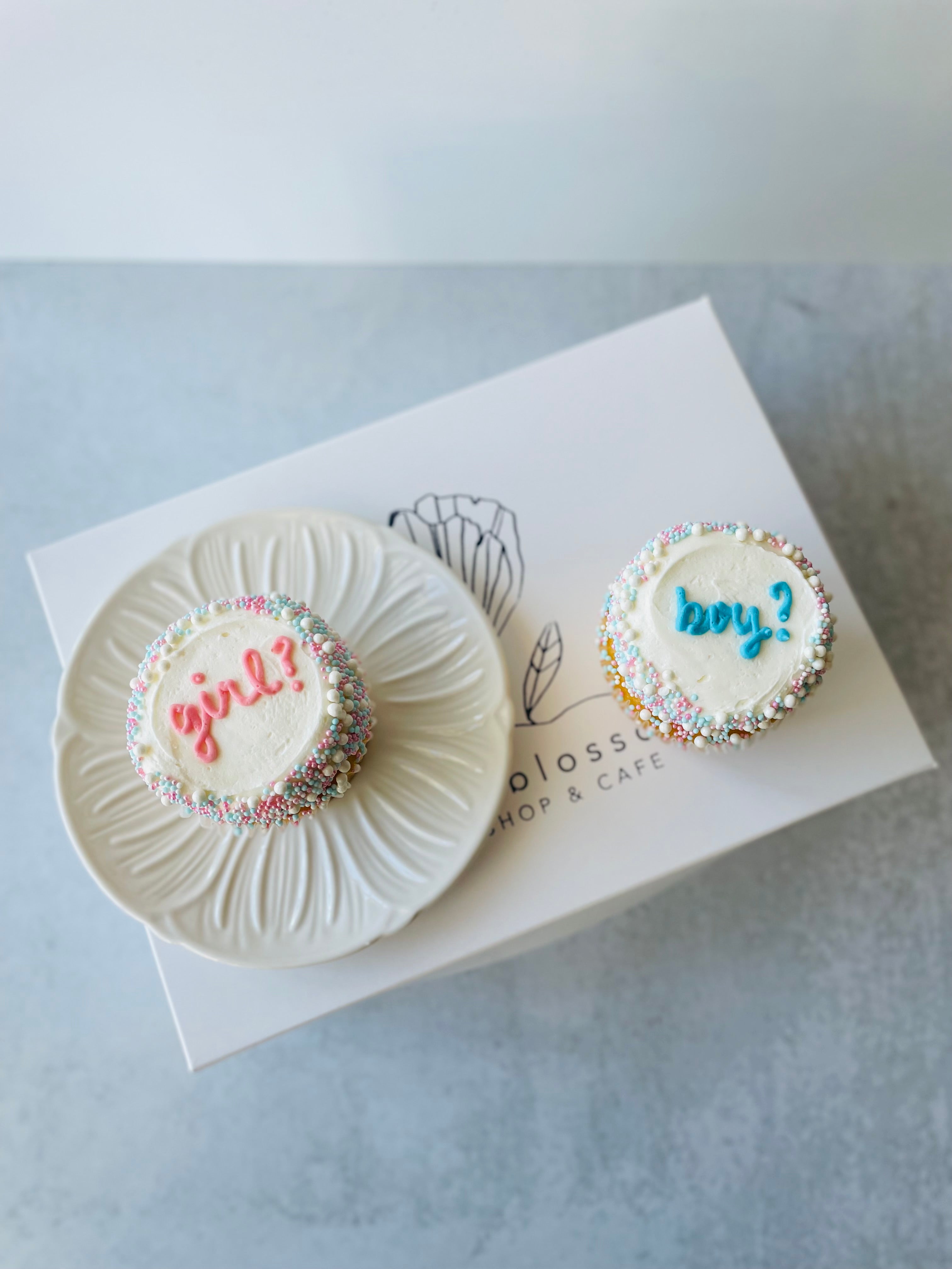 Gender Reveal Cupcakes
