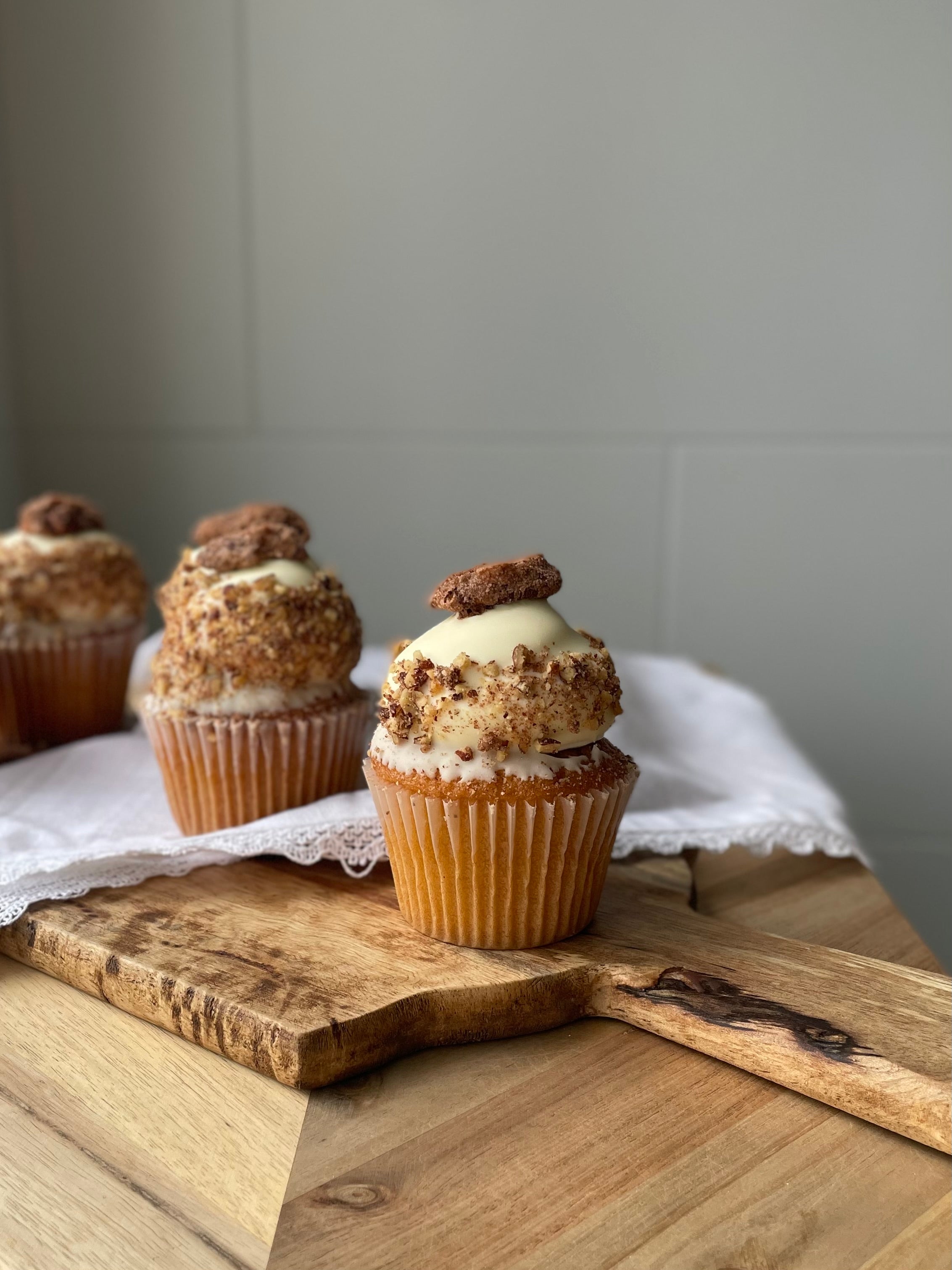 Brown Butter Maple Pecan Cupcakes