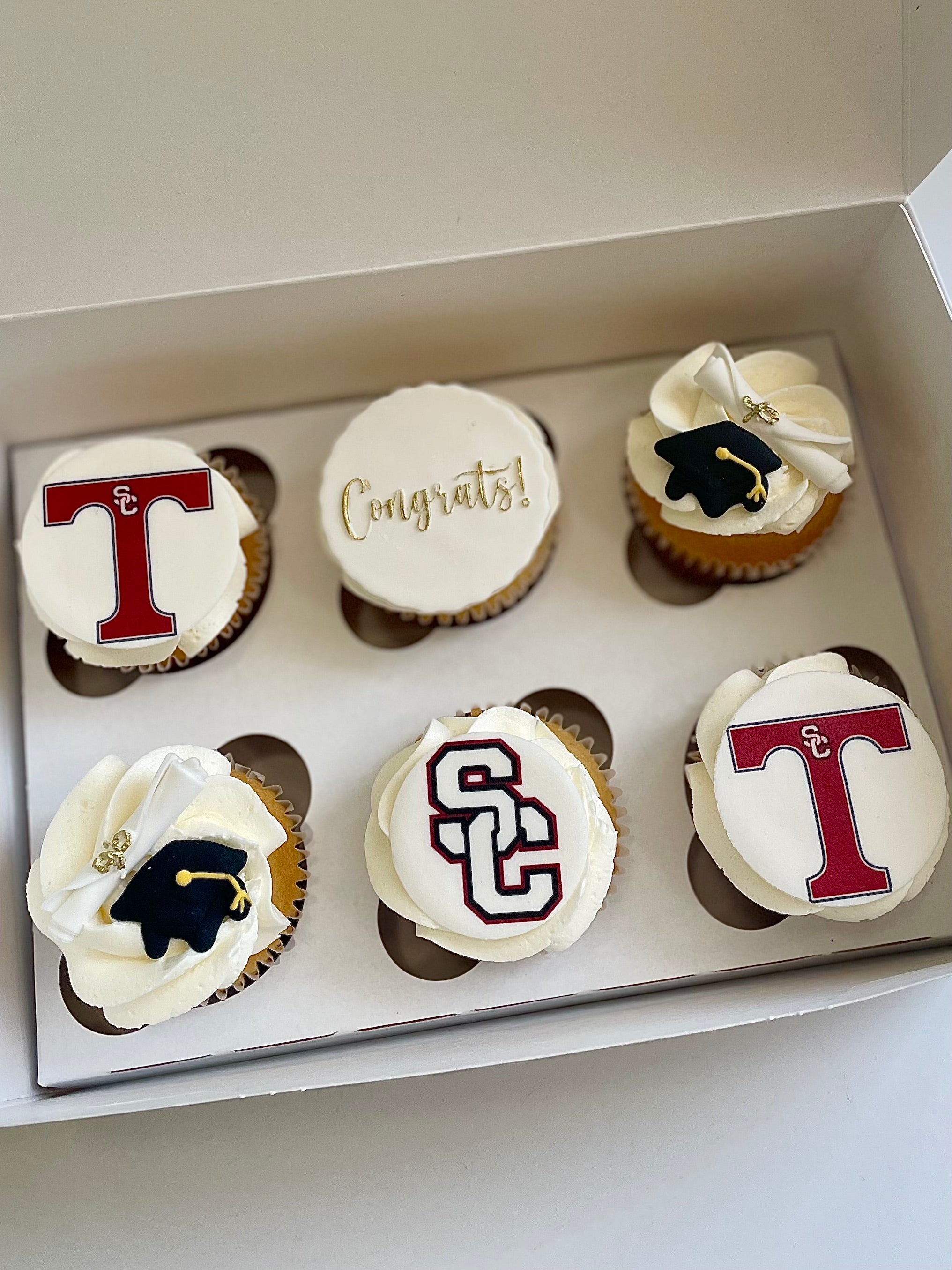 Graduation Cupcake Box