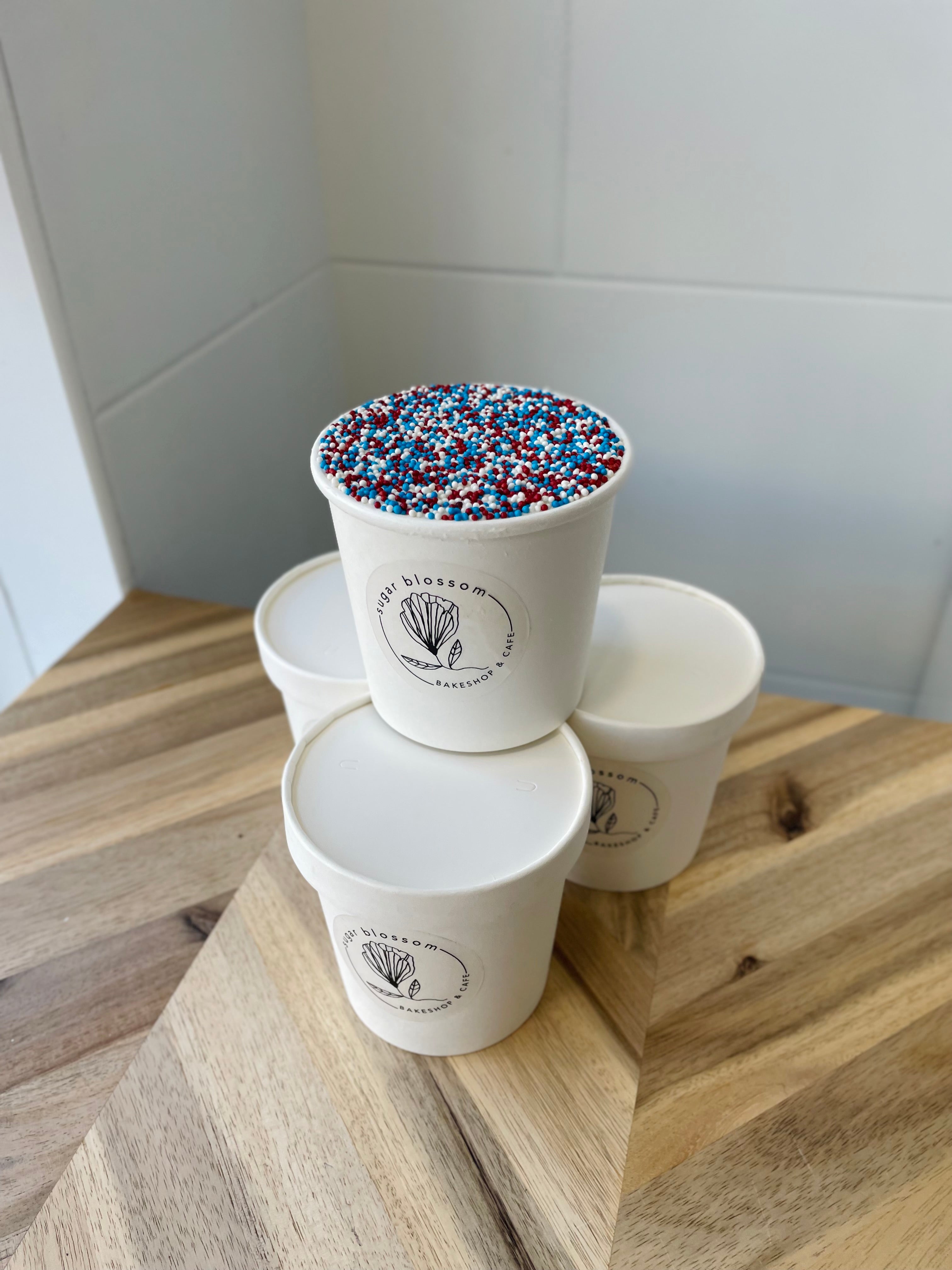 Americana Sprinkle Cake Cup