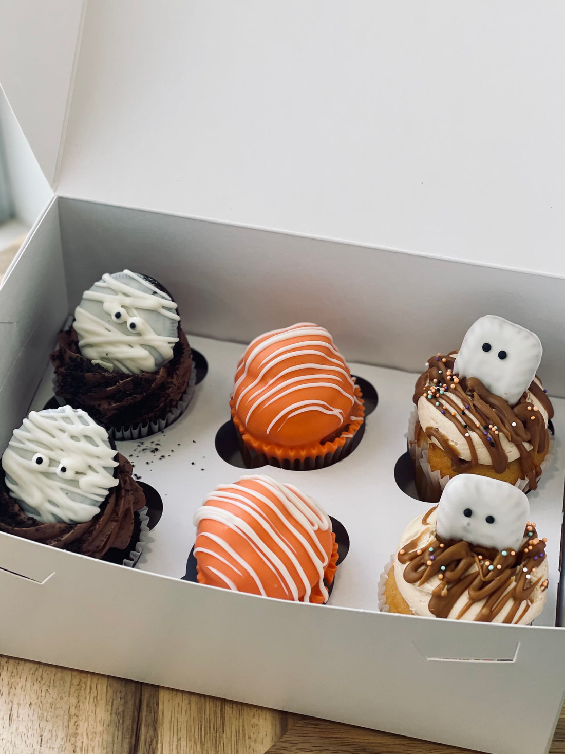 Fall Seasonal Trio Cupcakes