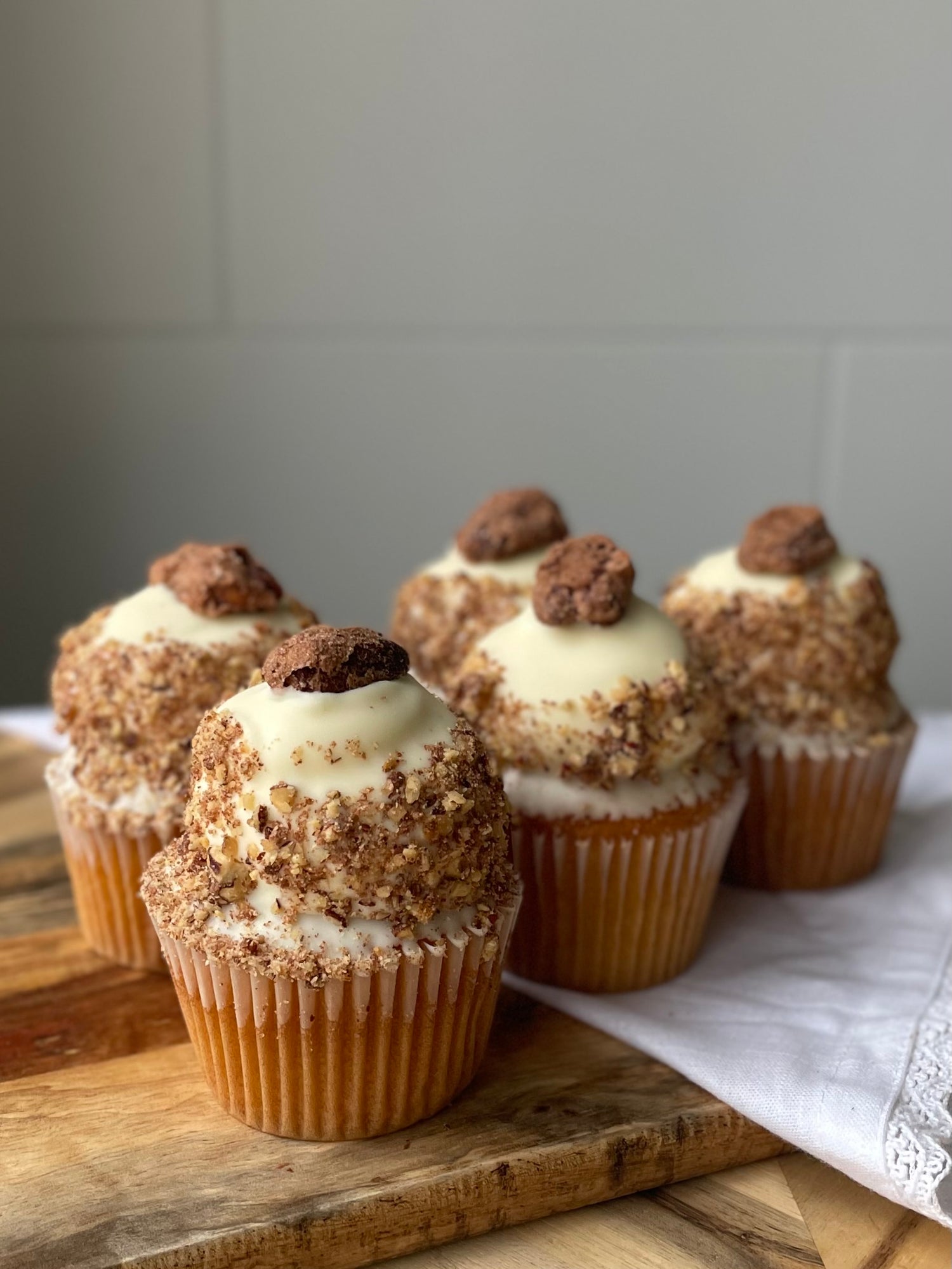 Brown Butter Maple Pecan Cupcakes