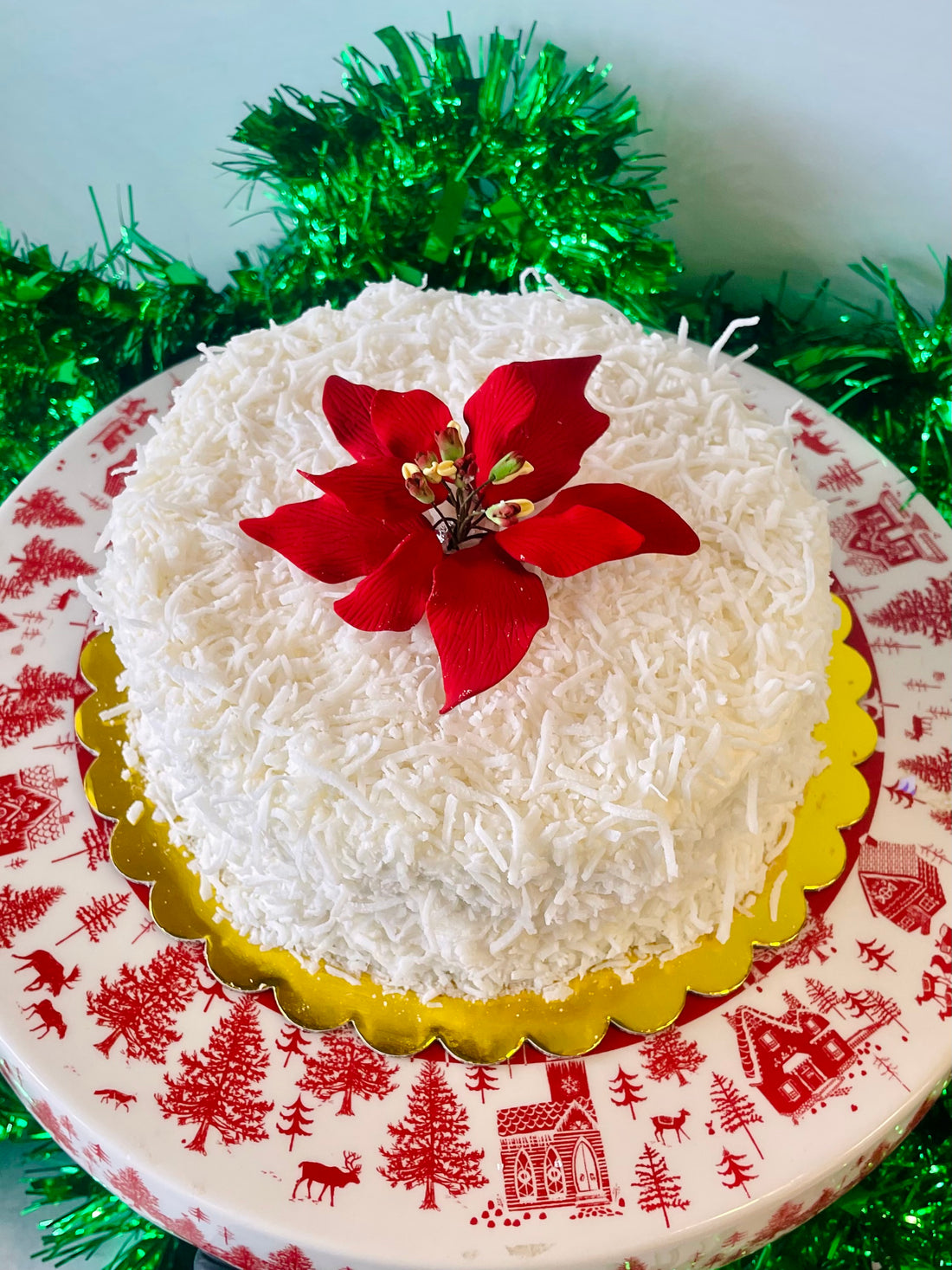 Christmas Coconut Cake
