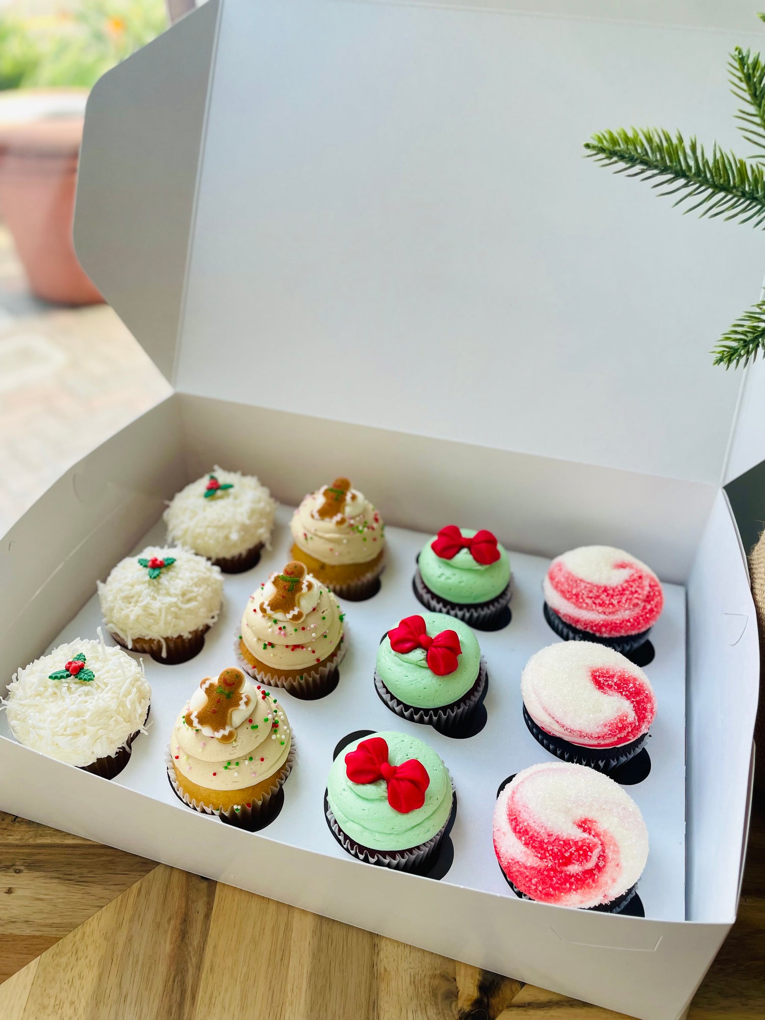 Christmas Cupcake Assortment