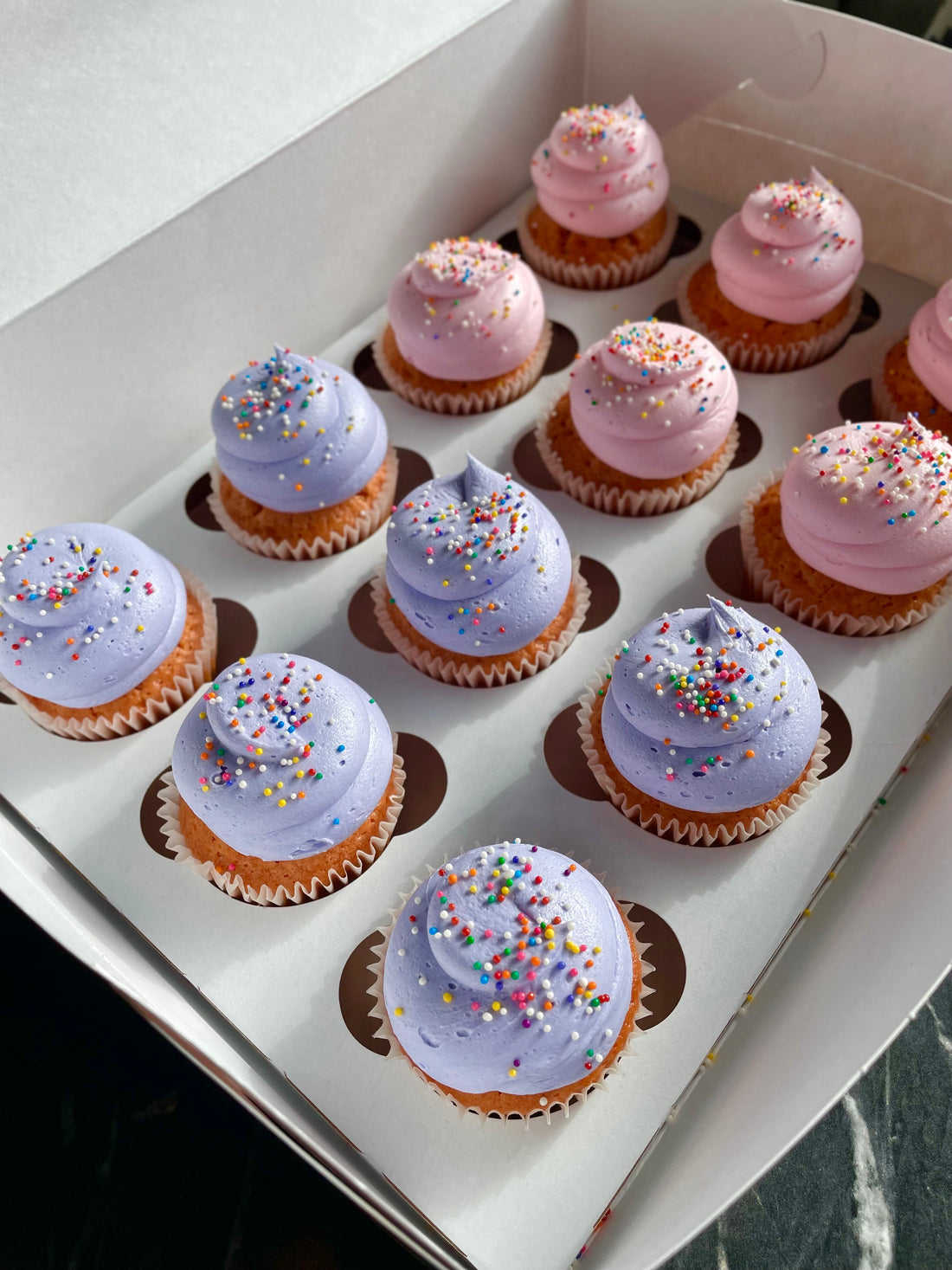 Birthday Sprinkle Cupcakes