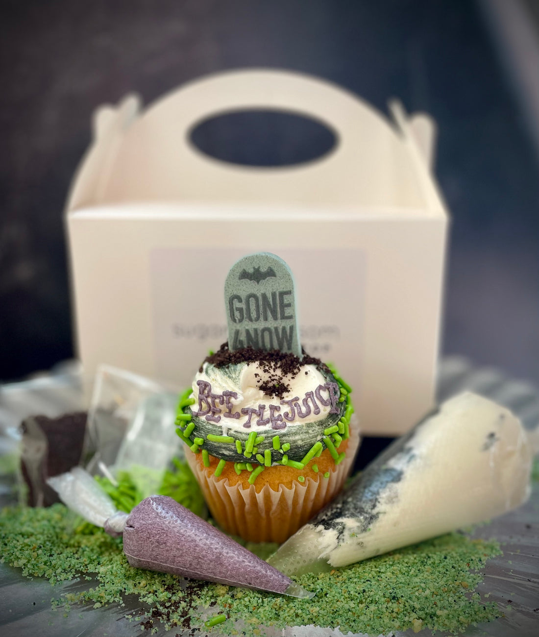 DIY Beetlejuice Cupcake Kit