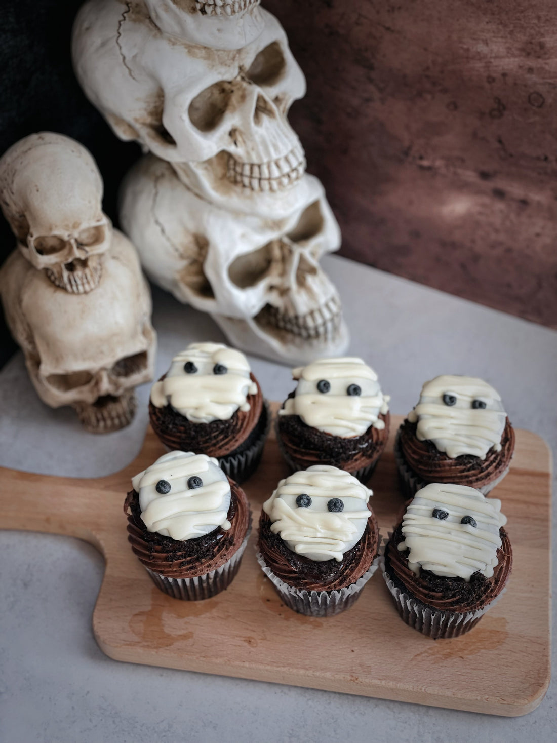 Mummy Mudpie Cupcakes
