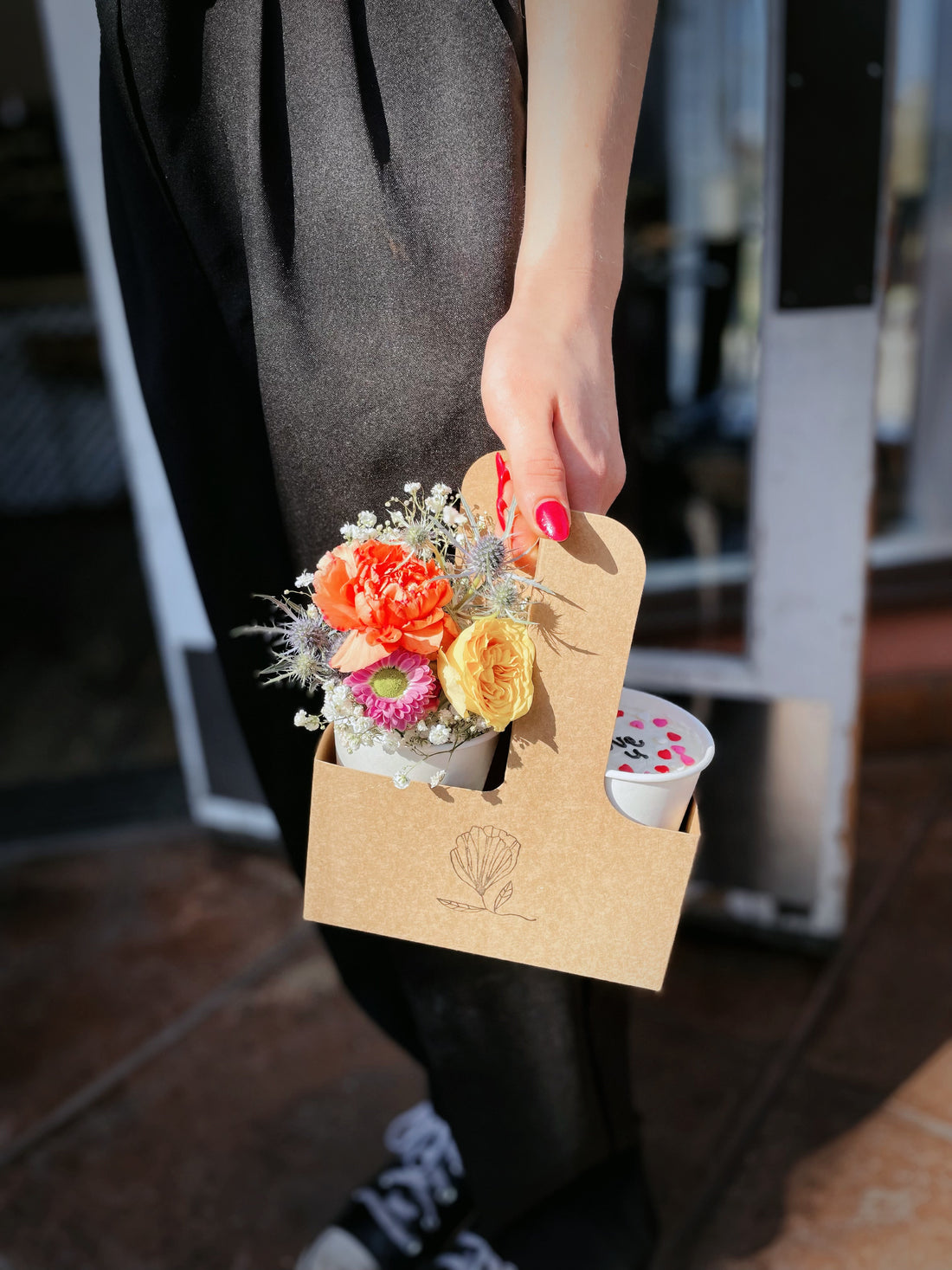 Cake &amp; Flowers Gift Tote