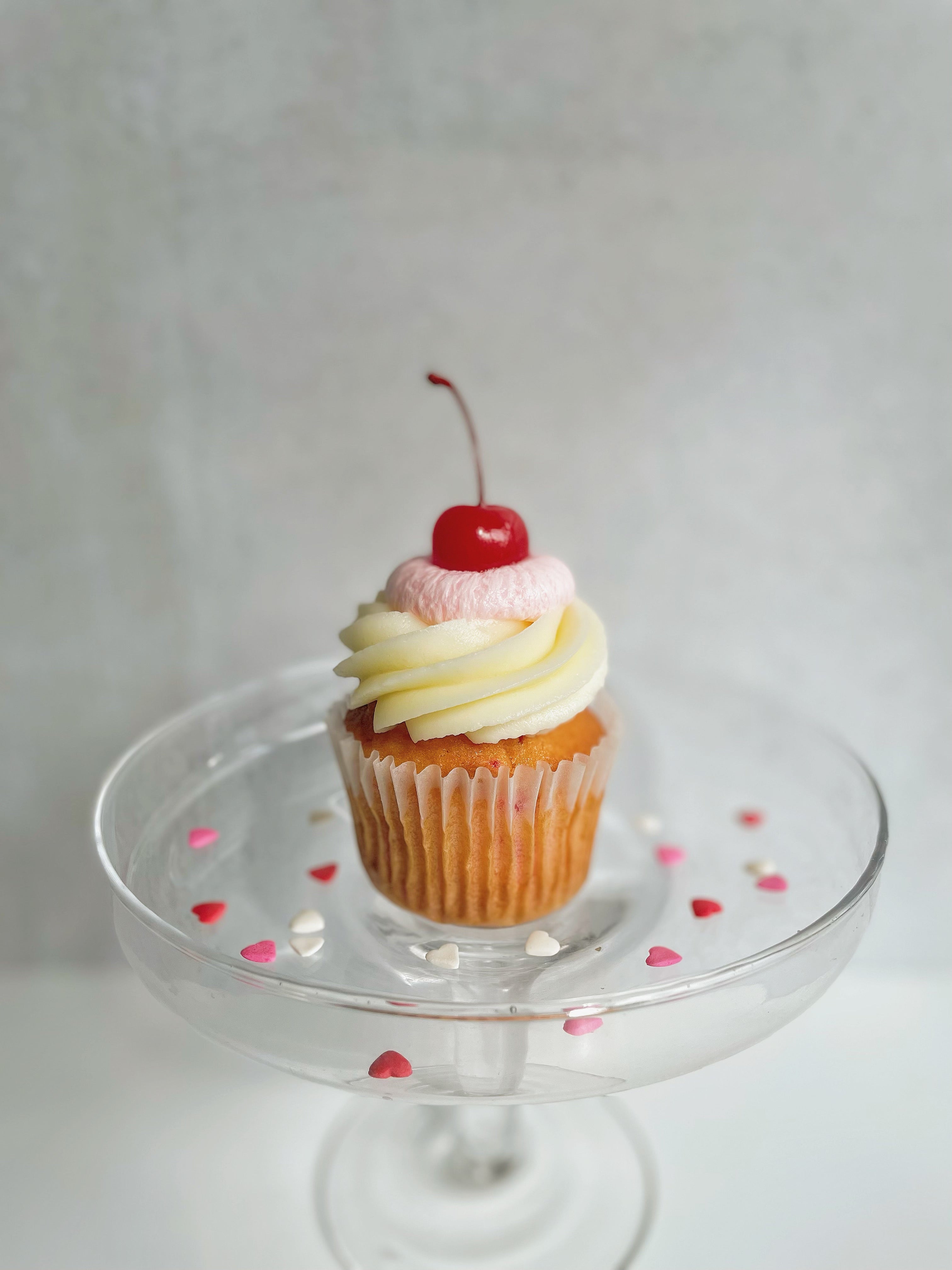 Cherry Chip Cupcake