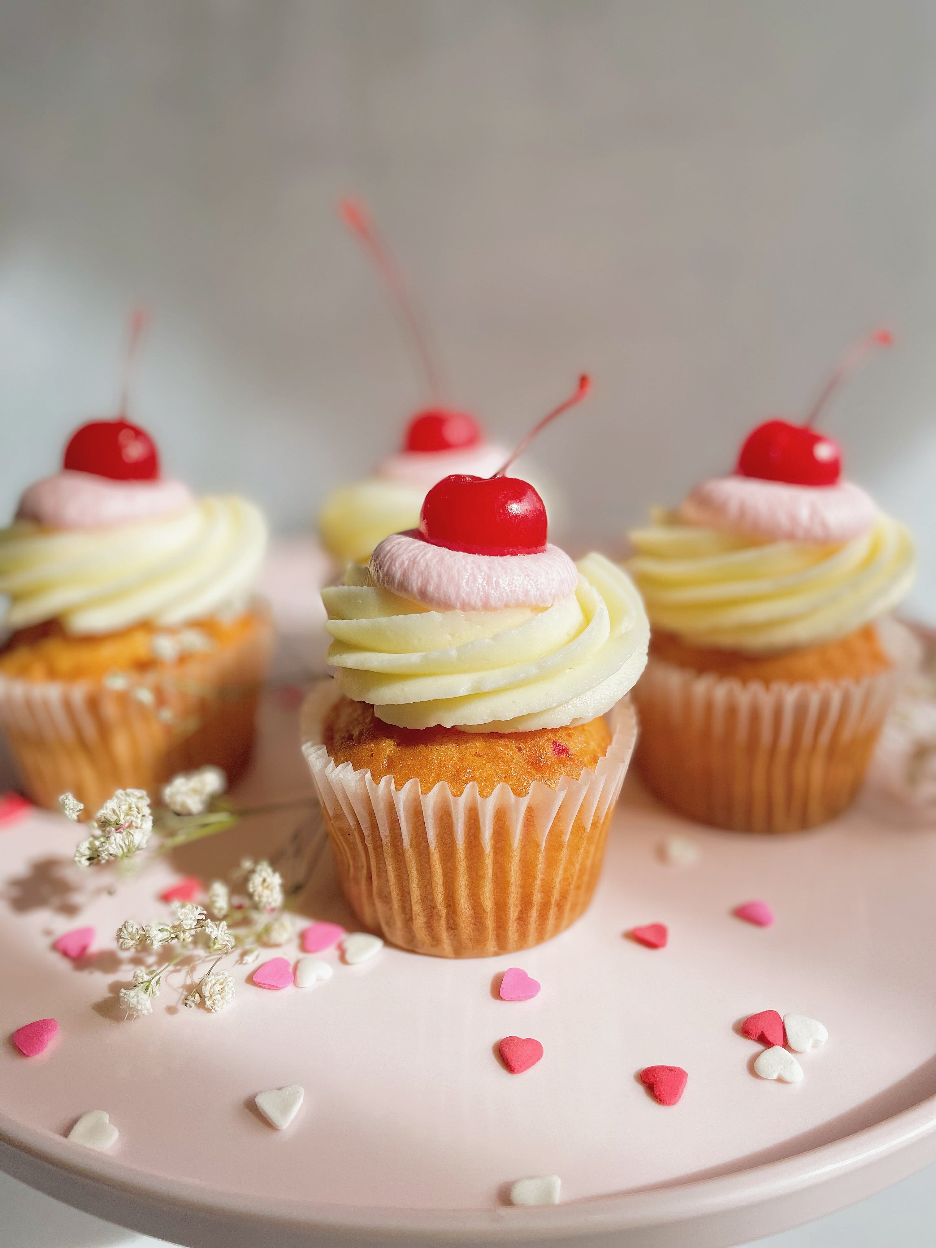 Cherry Chip Cupcake