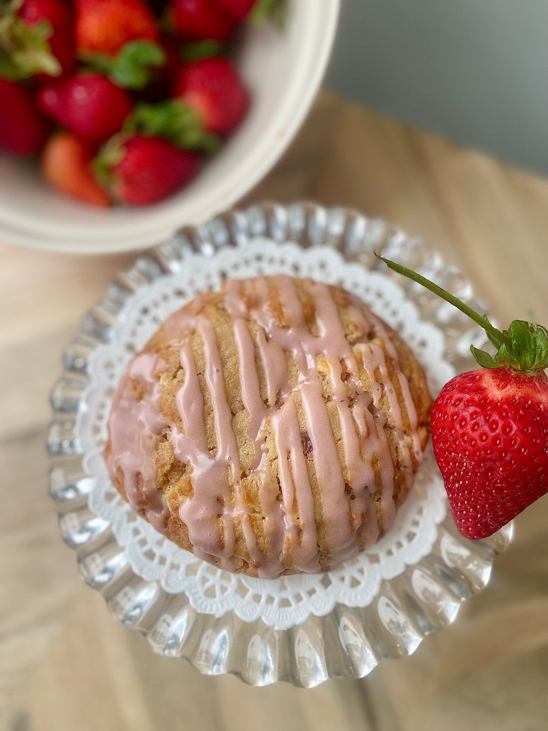 White Chocolate Strawberry Cookie