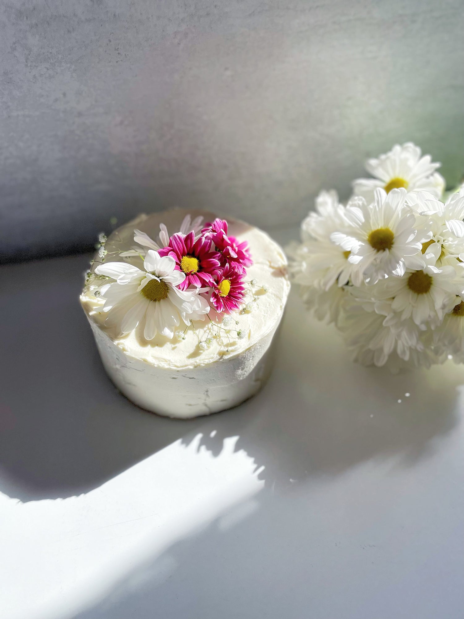 Garden Party Cake with Fresh Florals