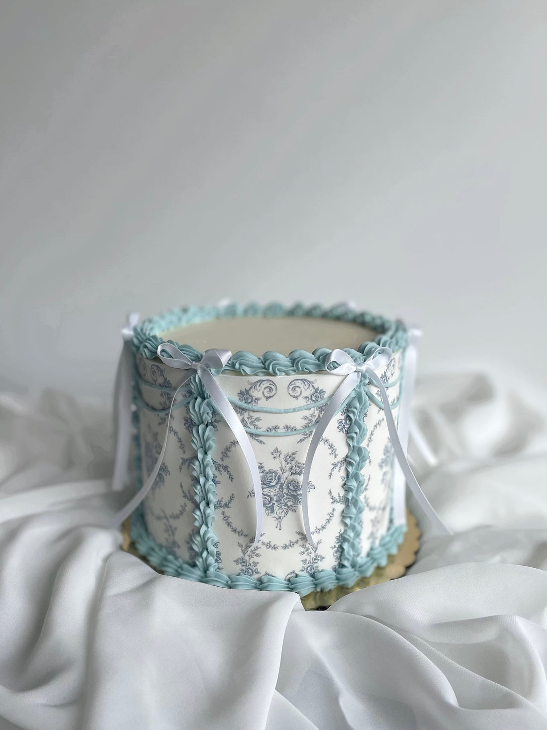Easter French Toile Cake