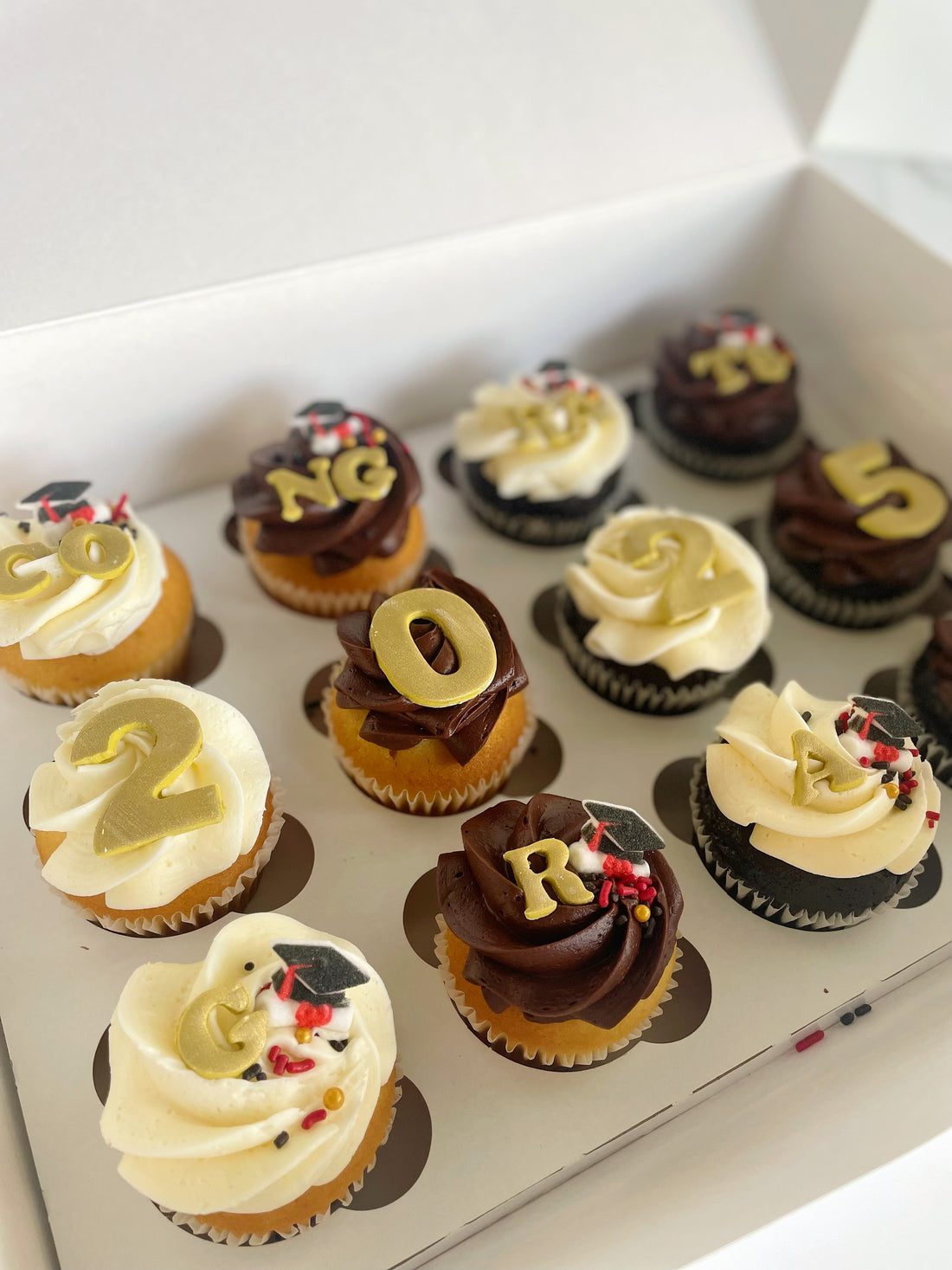 Graduation Cupcake Box