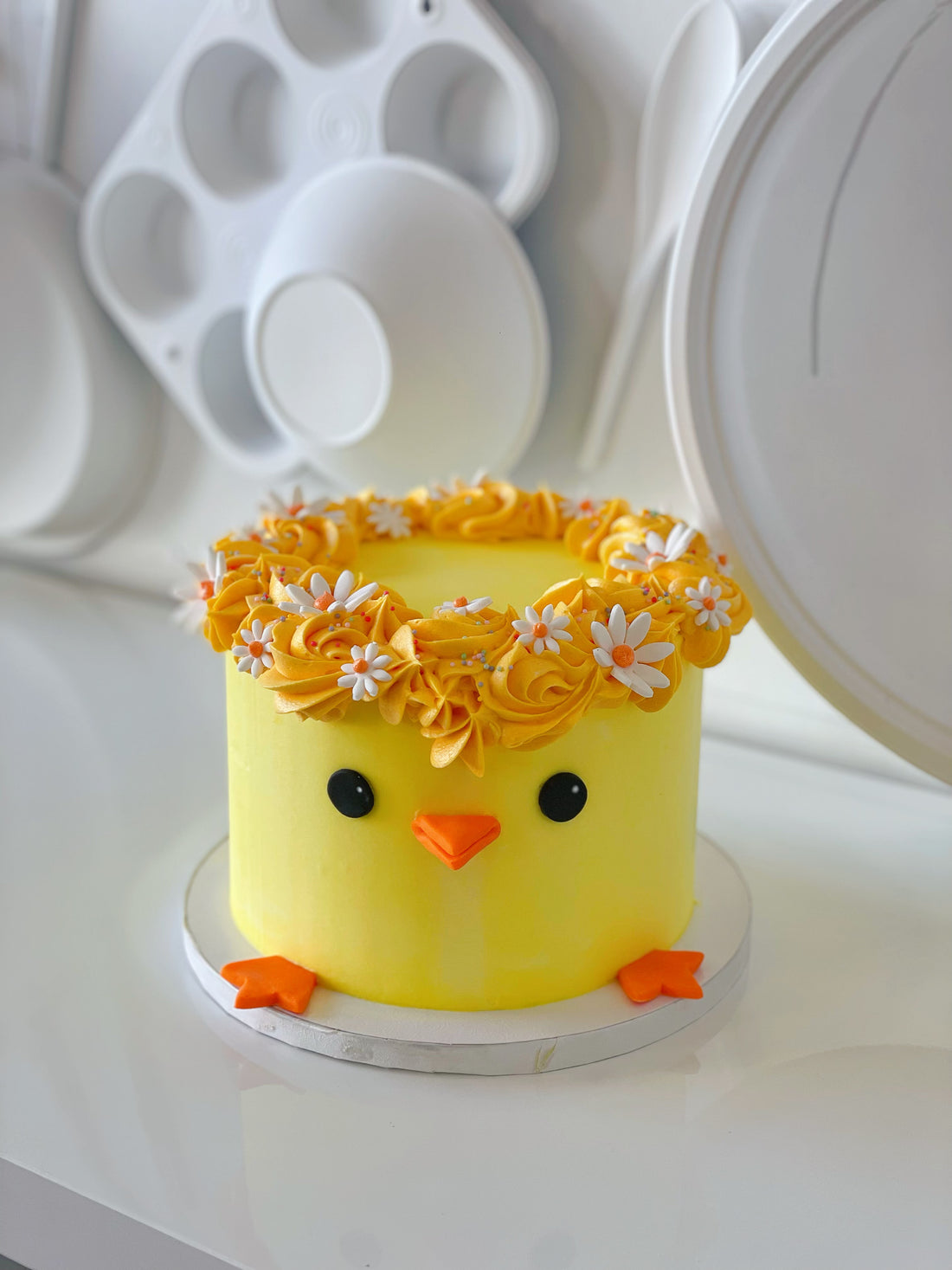 Easter Chick Cake