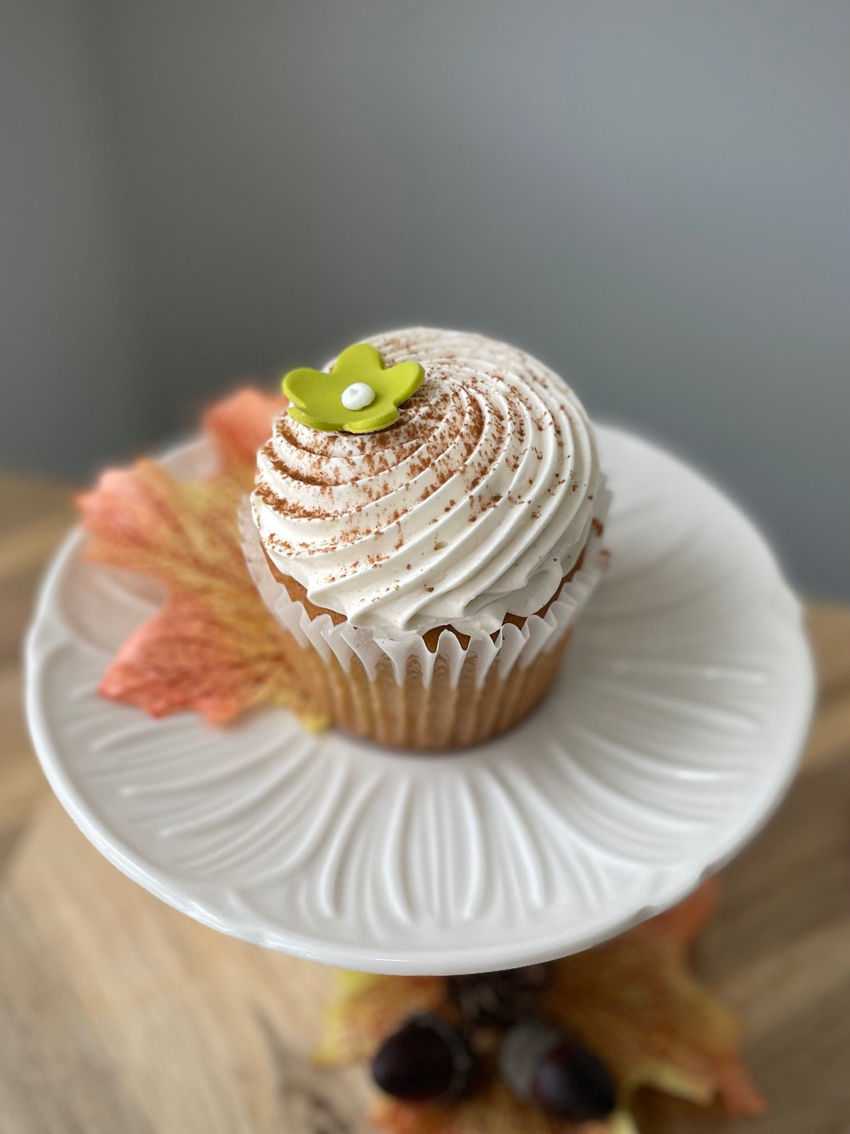 Spiced Pear Cupcakes
