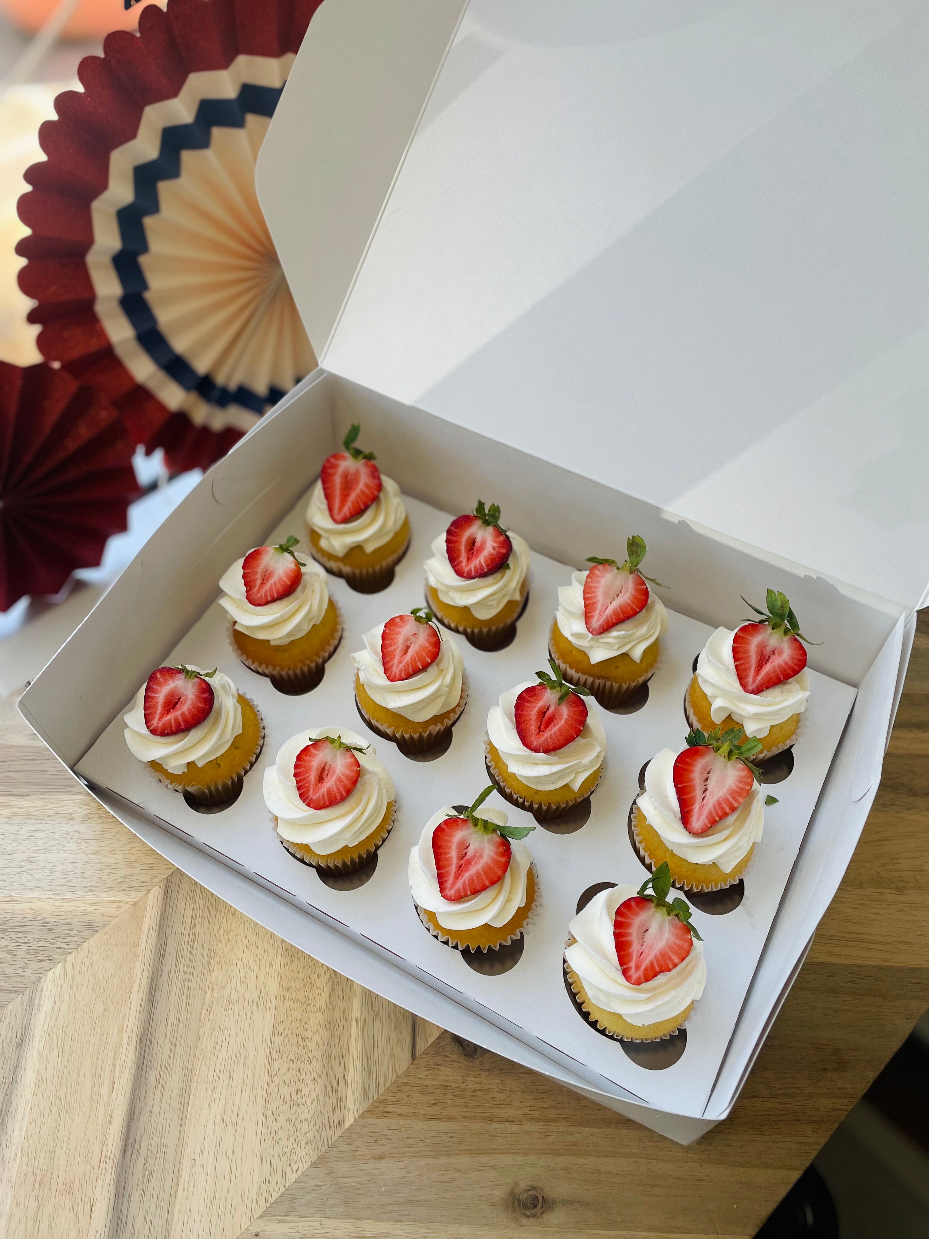 Strawberry Shortcake Cupcakes