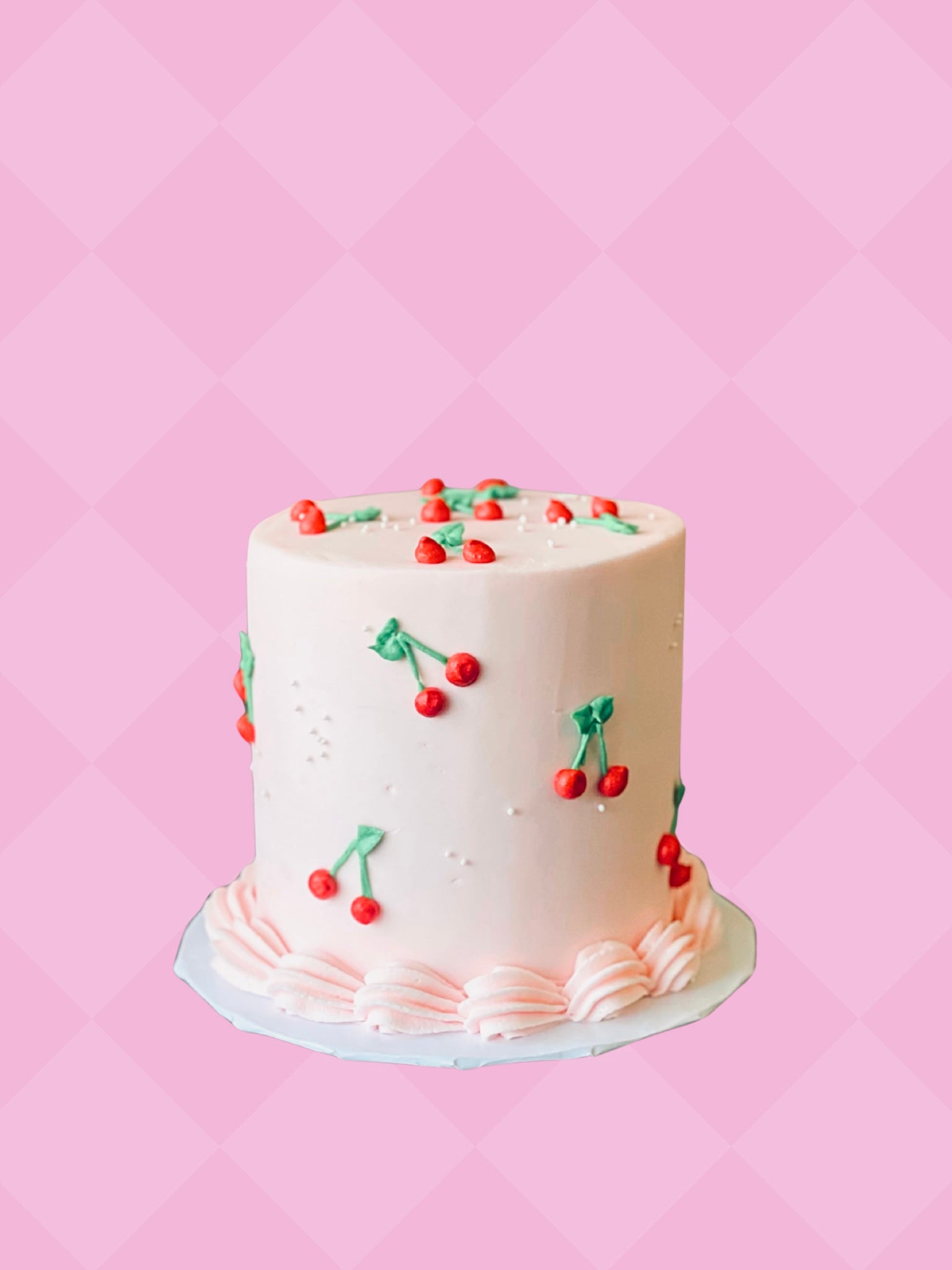 Pink Cherry Cake