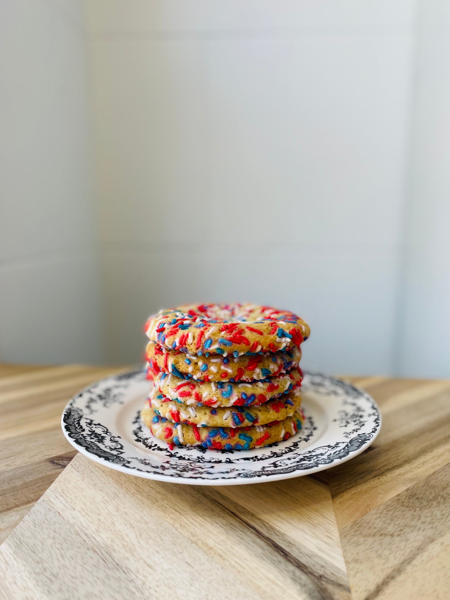 Americana Sprinkle Cookies
